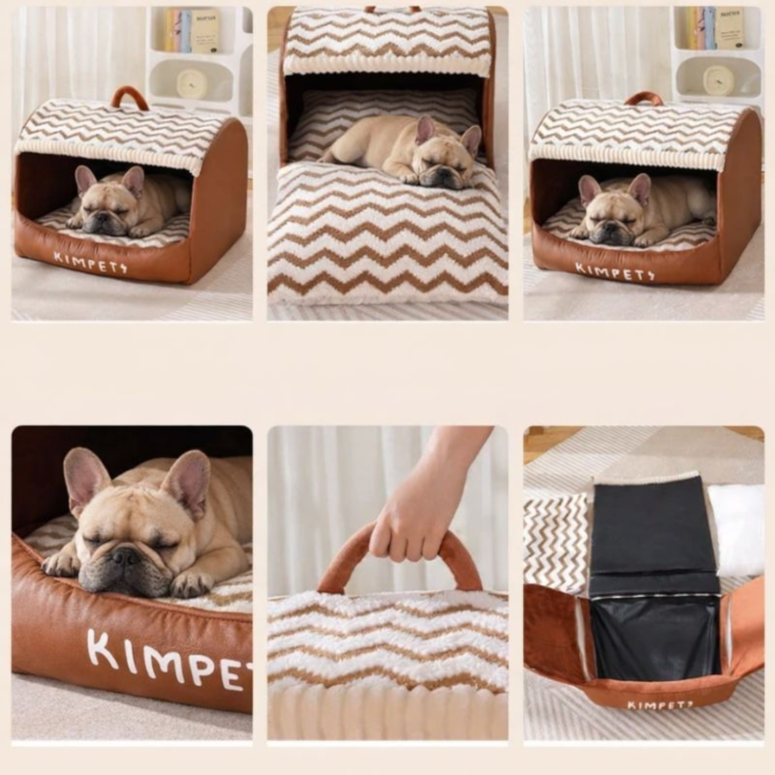 French Bulldog Cozy Sofa Bed for Outdoor Adventures Gifts-fadou