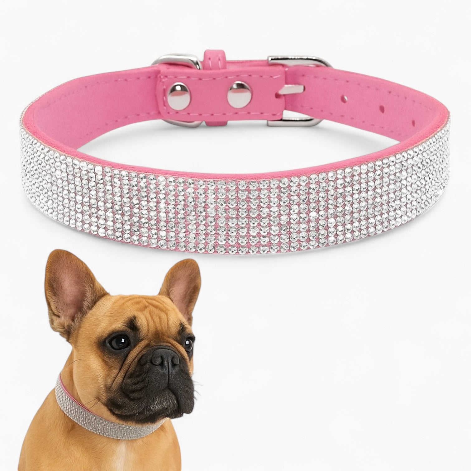 French Bulldog Soft Adjustable Collar for Flat-Face Breeds-fadou