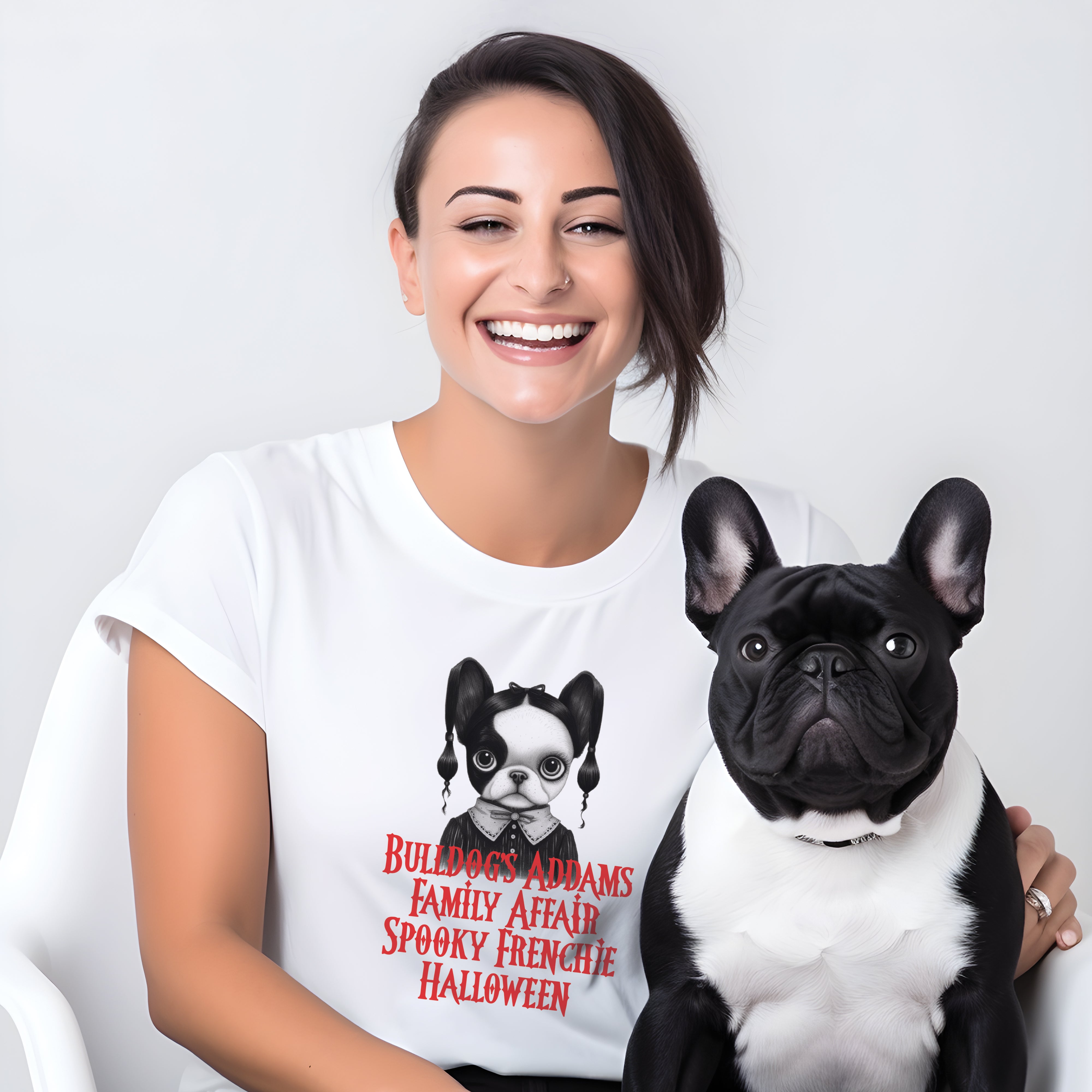 The French Bulldog Cotton T-Shirt for Frenchie Enthusiasts-fadou