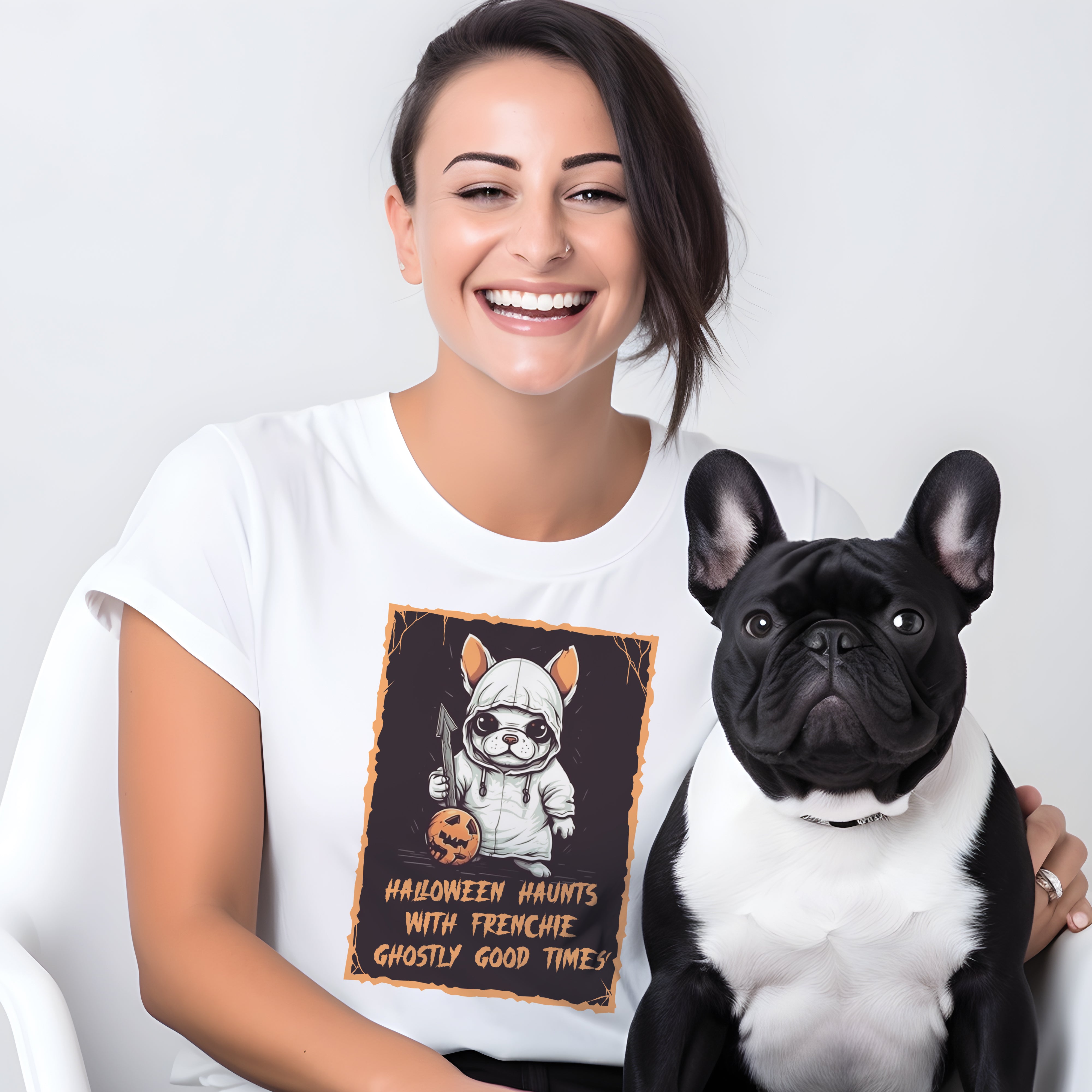 Pawsitively French Bulldog Dog Lover Tee for Frenchie Enthusiasts-fadou
