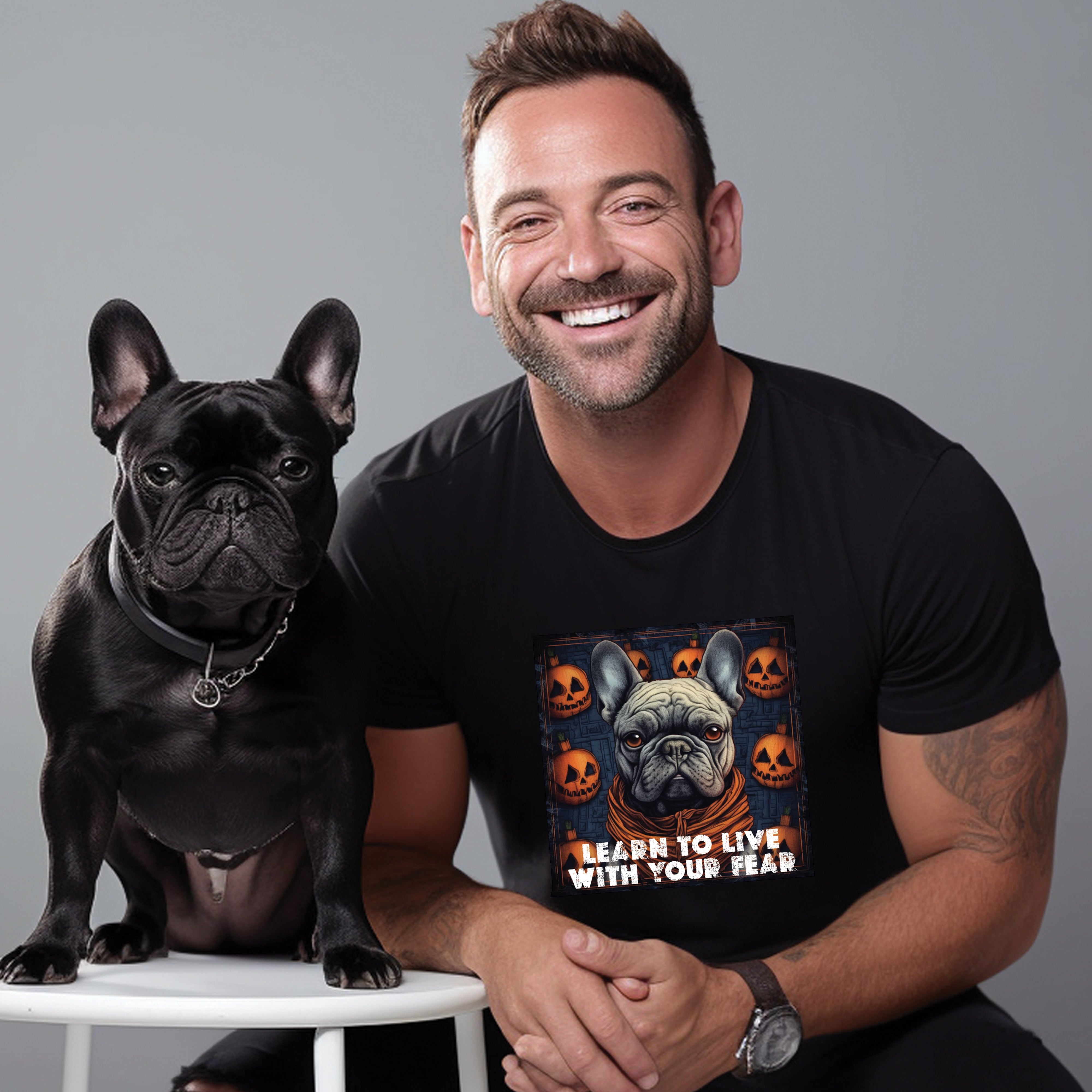 French Bulldog Stylish Dog Lover Tee for Dog Moms & Dads-fadou