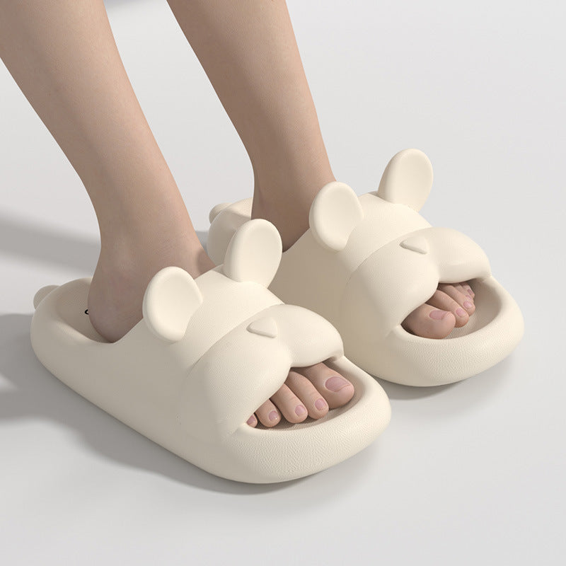 French Bulldog Summer House Slippers for Dog Moms & Dads-fadou