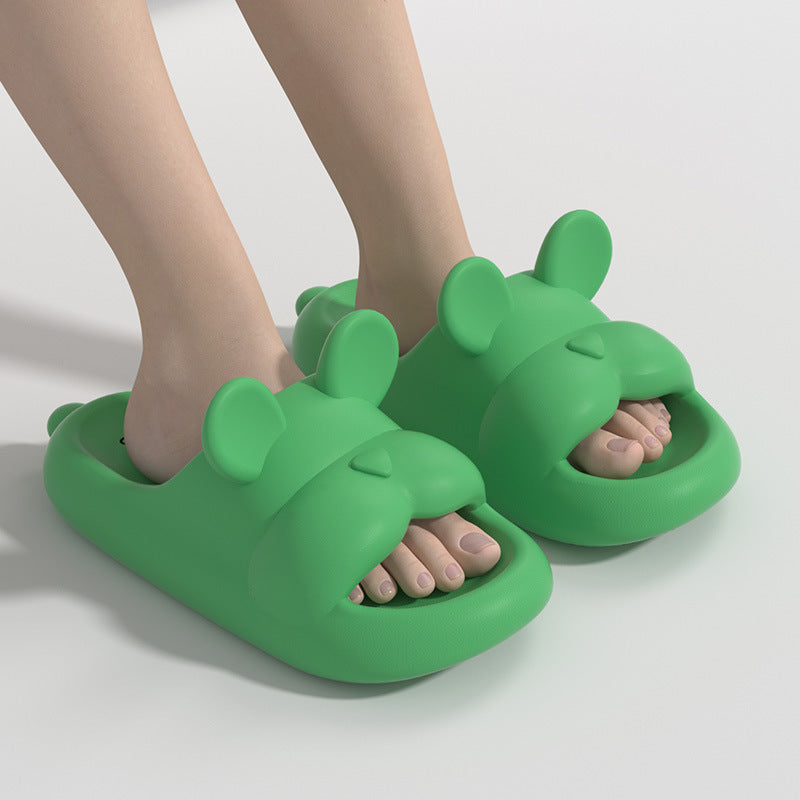 French Bulldog Summer House Slippers for Dog Moms & Dads-fadou