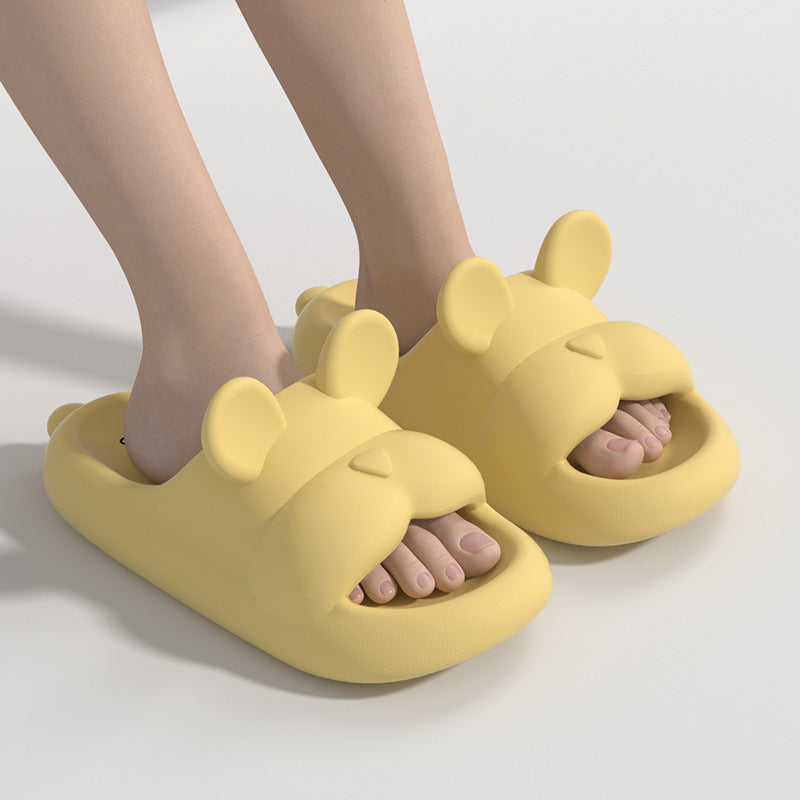French Bulldog Summer House Slippers for Dog Moms & Dads-fadou