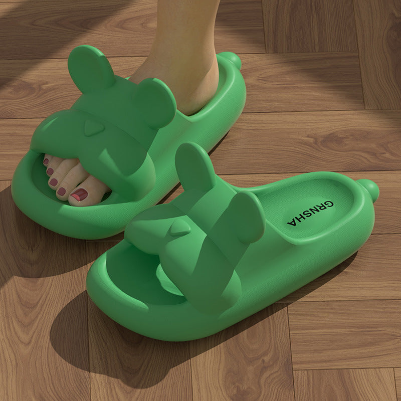 French Bulldog Summer House Slippers for Dog Moms & Dads-fadou