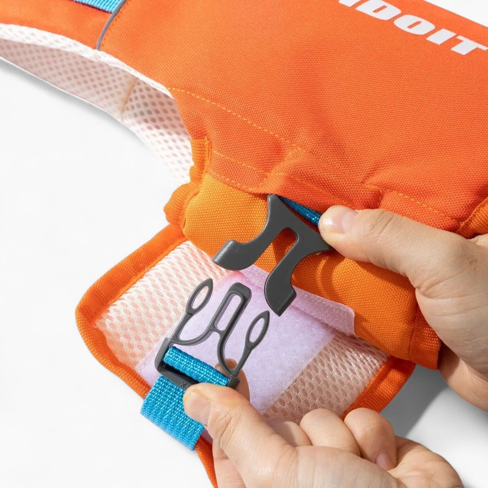 Swimzy Adjustable Frenchie Life Jacket -Secure Float Vest for Small Breeds
