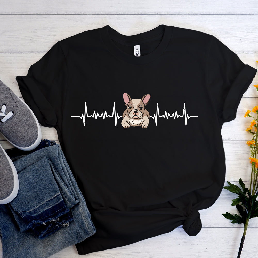 Frenchie Love - Short-Sleeve Unisex T-Shirt for Frenchie Fans-fadou