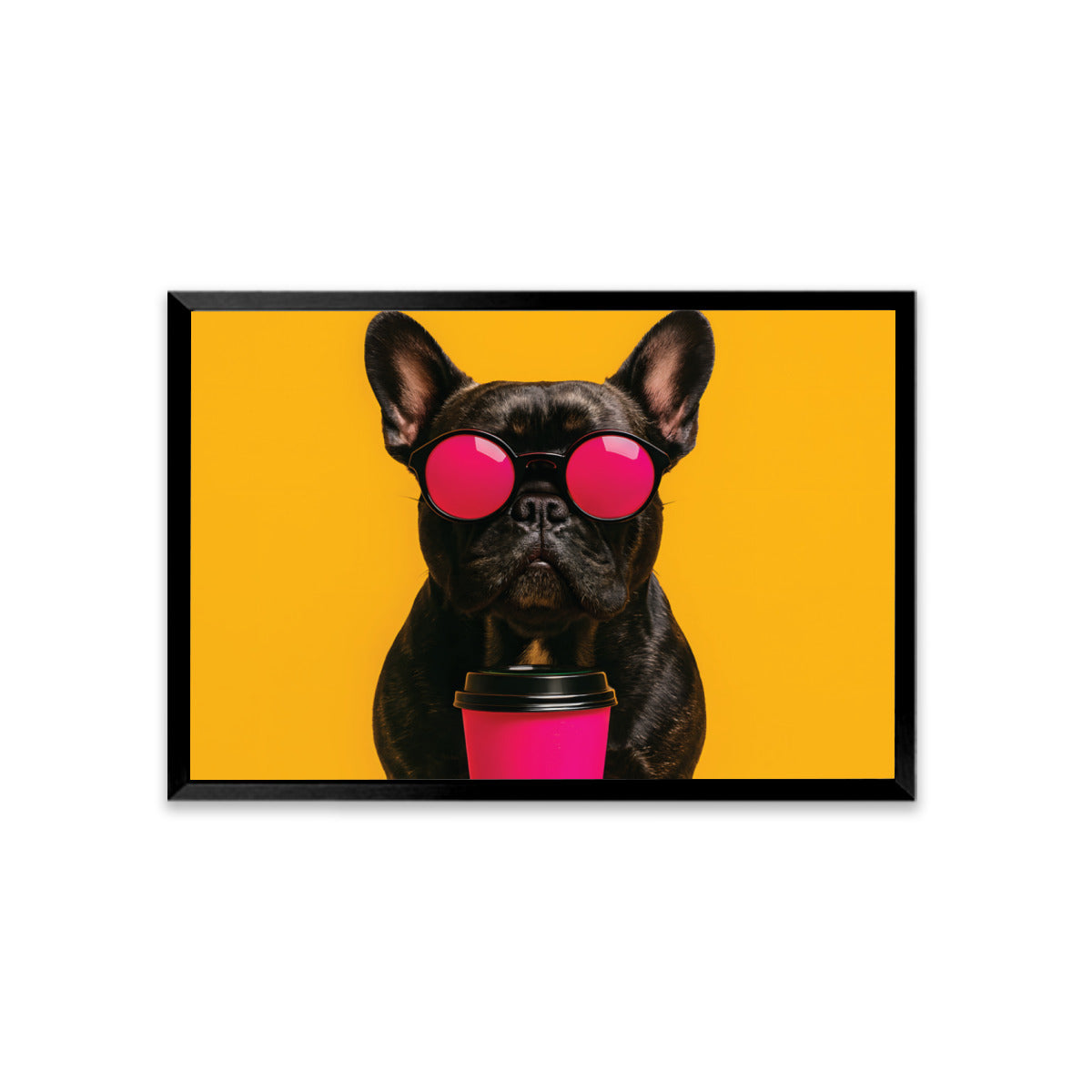 French Bulldog Decorative Canvas for Frenchie Enthusiasts-fadou