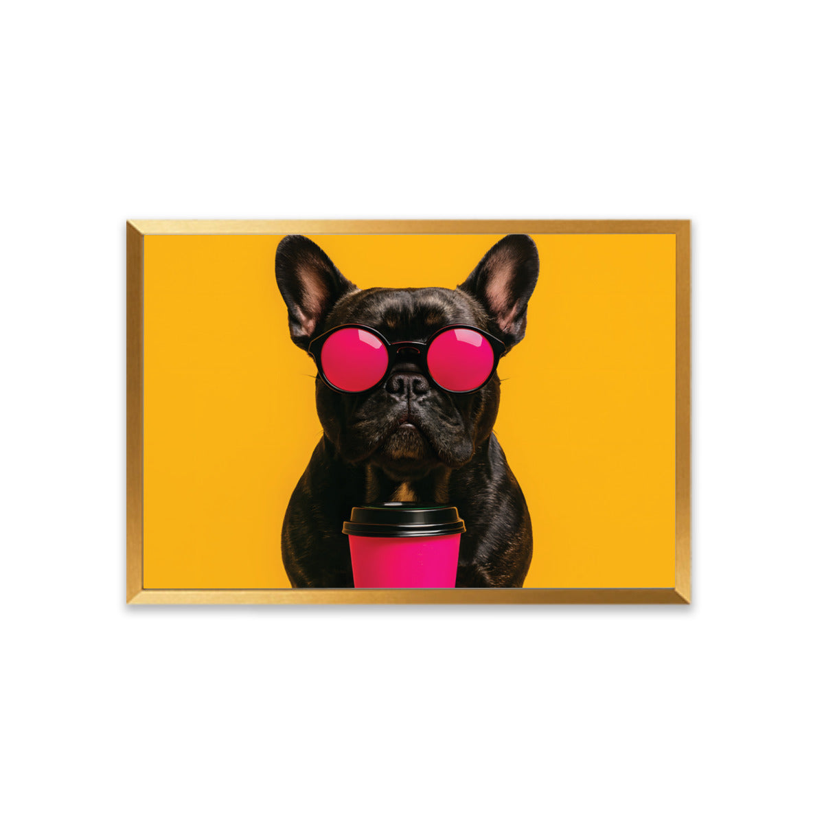 French Bulldog Decorative Canvas for Frenchie Enthusiasts-fadou