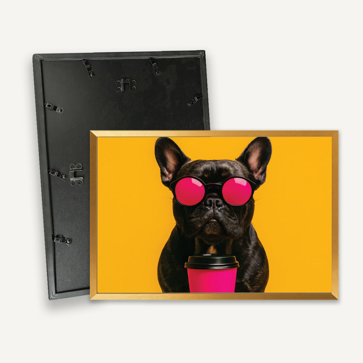 French Bulldog Decorative Canvas for Frenchie Enthusiasts-fadou