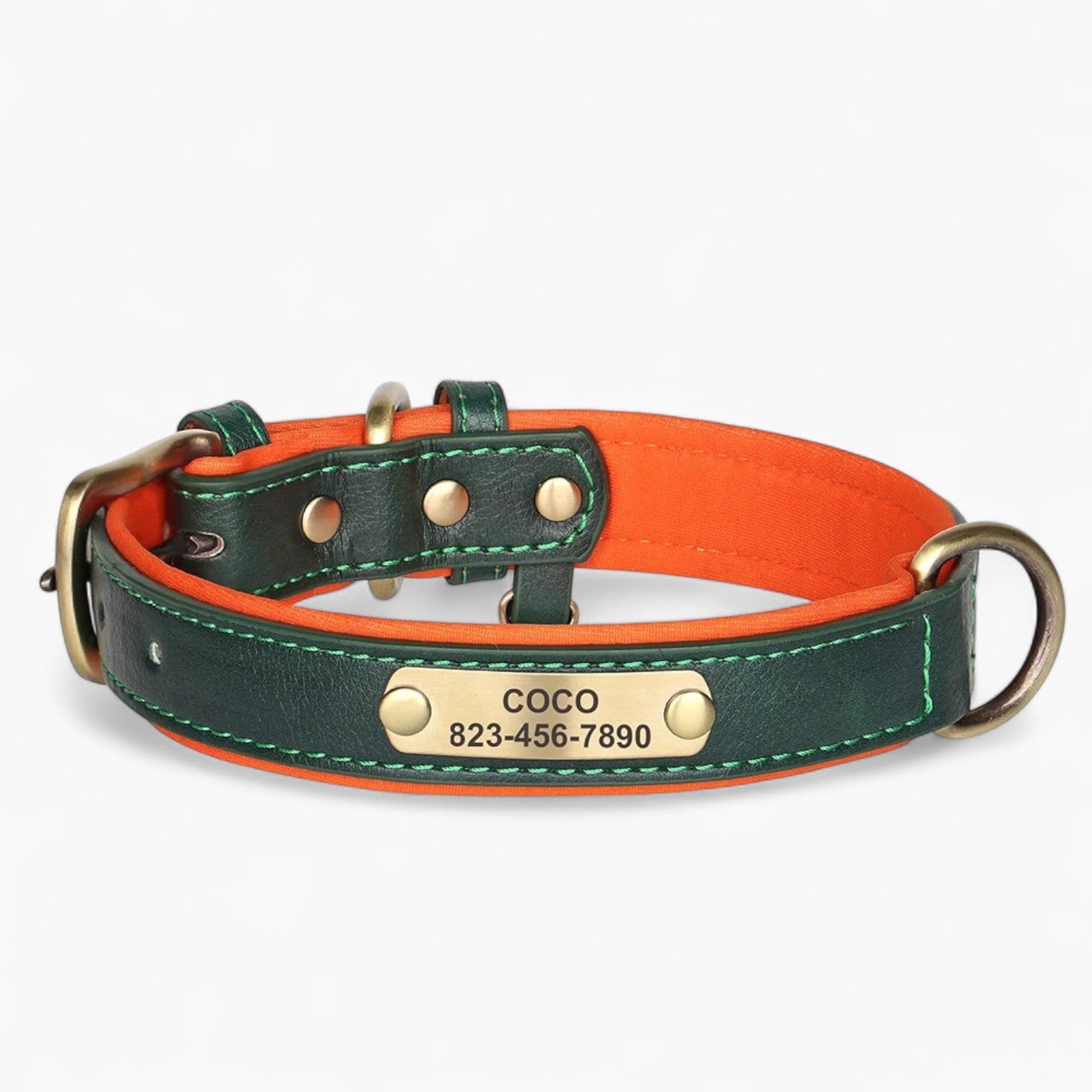 French Bulldog Personalized Neck Collar for Flat-Face Breeds-fadou