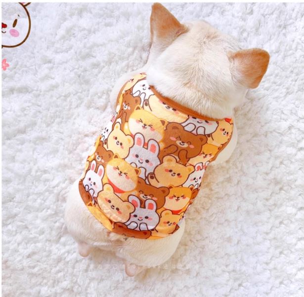 Lightweight Breathable Chest Harness for French Bulldogs-fadou