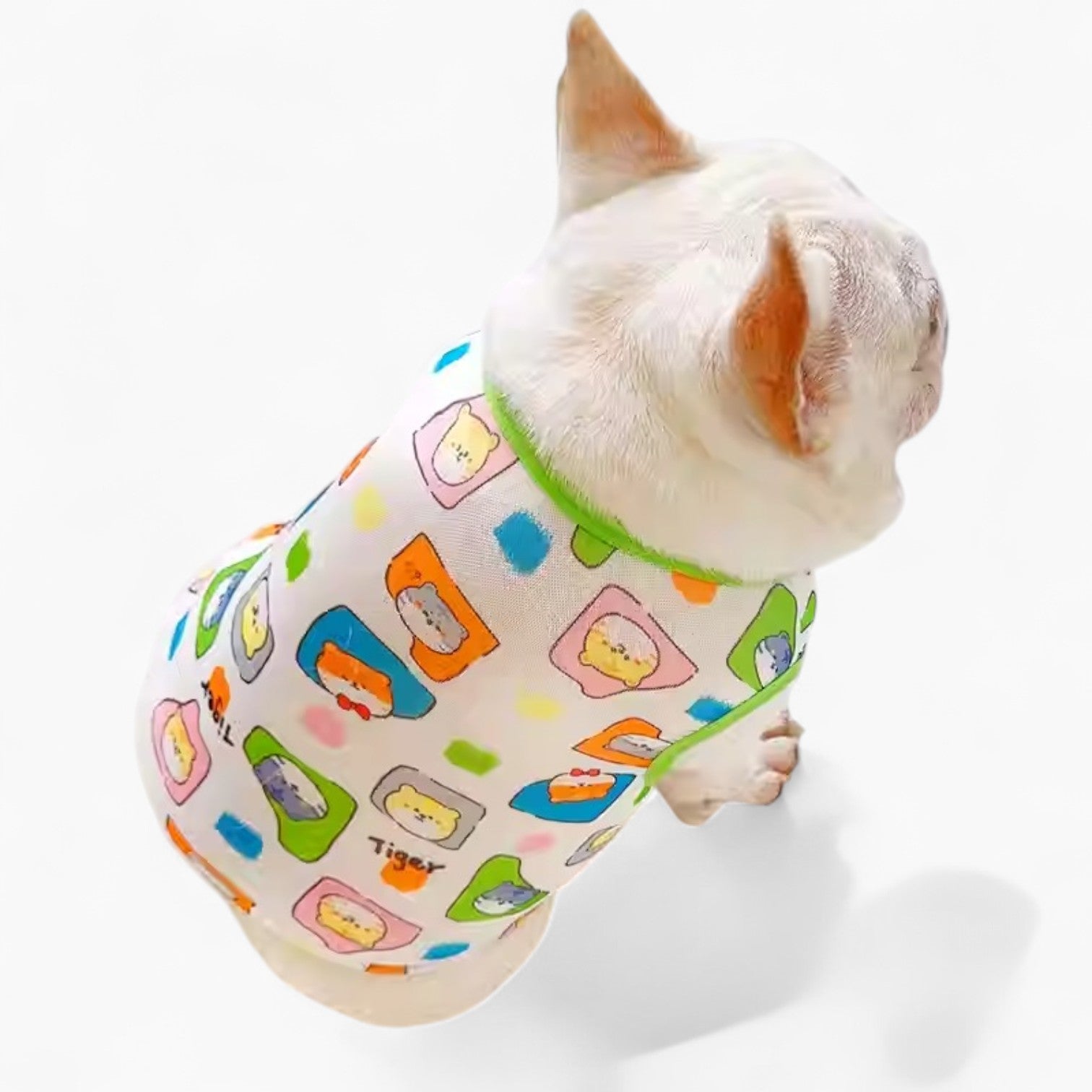 Lightweight Breathable Chest Harness for French Bulldogs-fadou