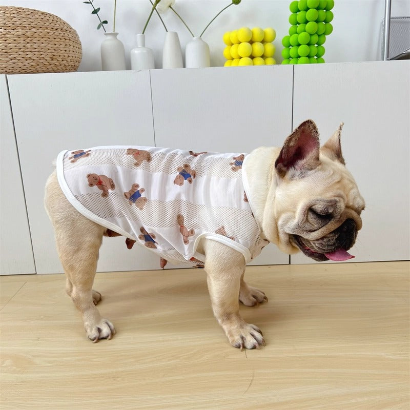 Frenchie Breathable Walking Harness for Outdoor Adventures-fadou