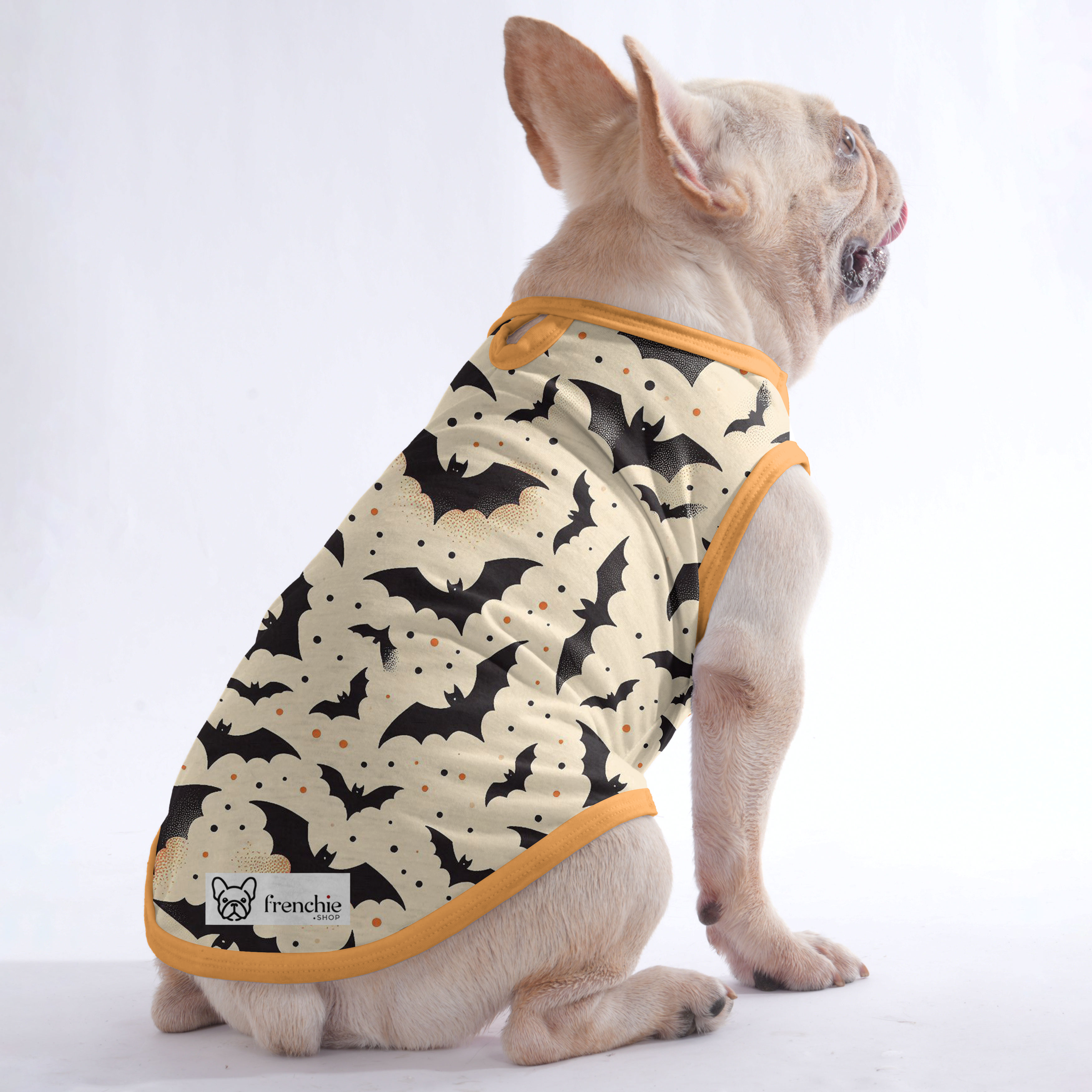 The Bat - Shirt for Frenchies - Frenchie Shop Original for Playtime Fun-fadou