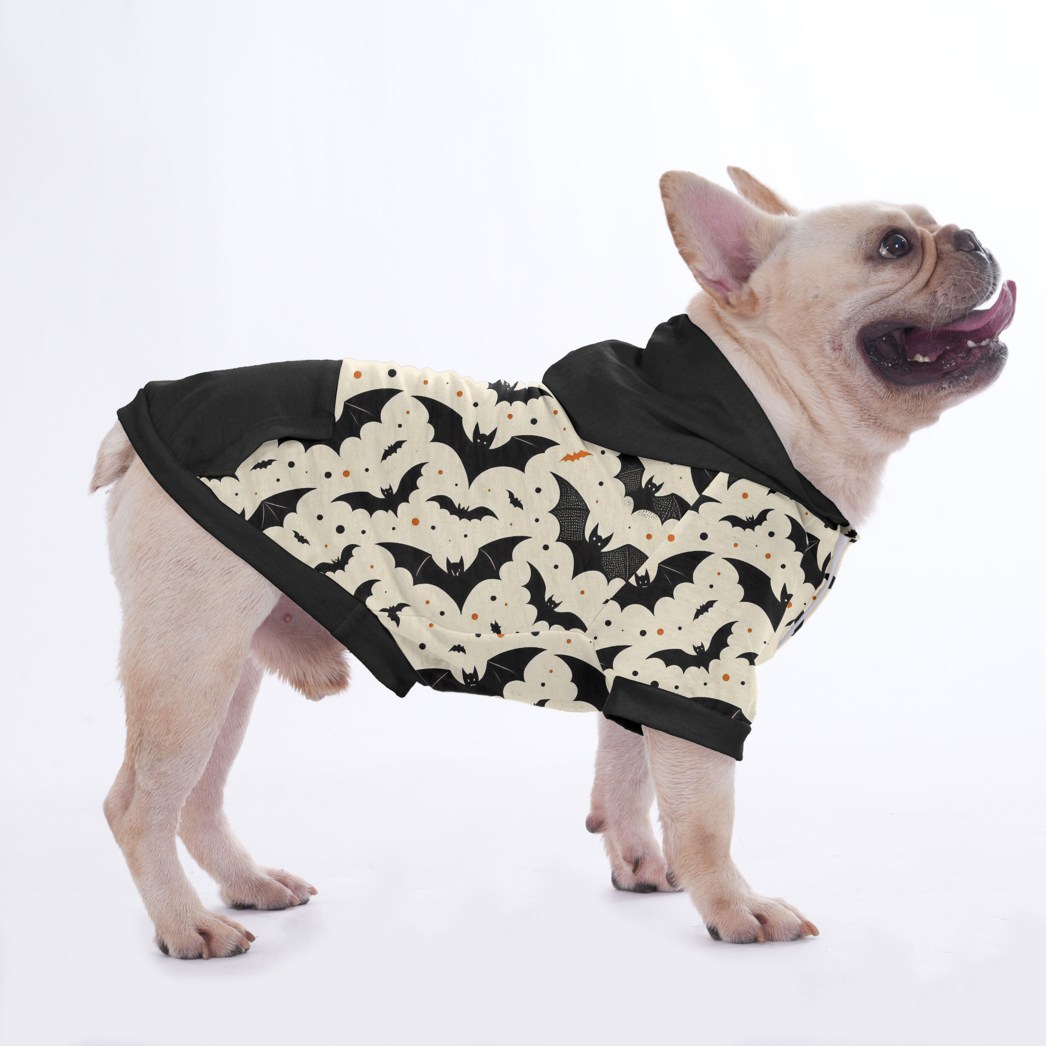 French Bulldog Halloween Cotton Sweatshirt for Dog Moms & Dads-fadou