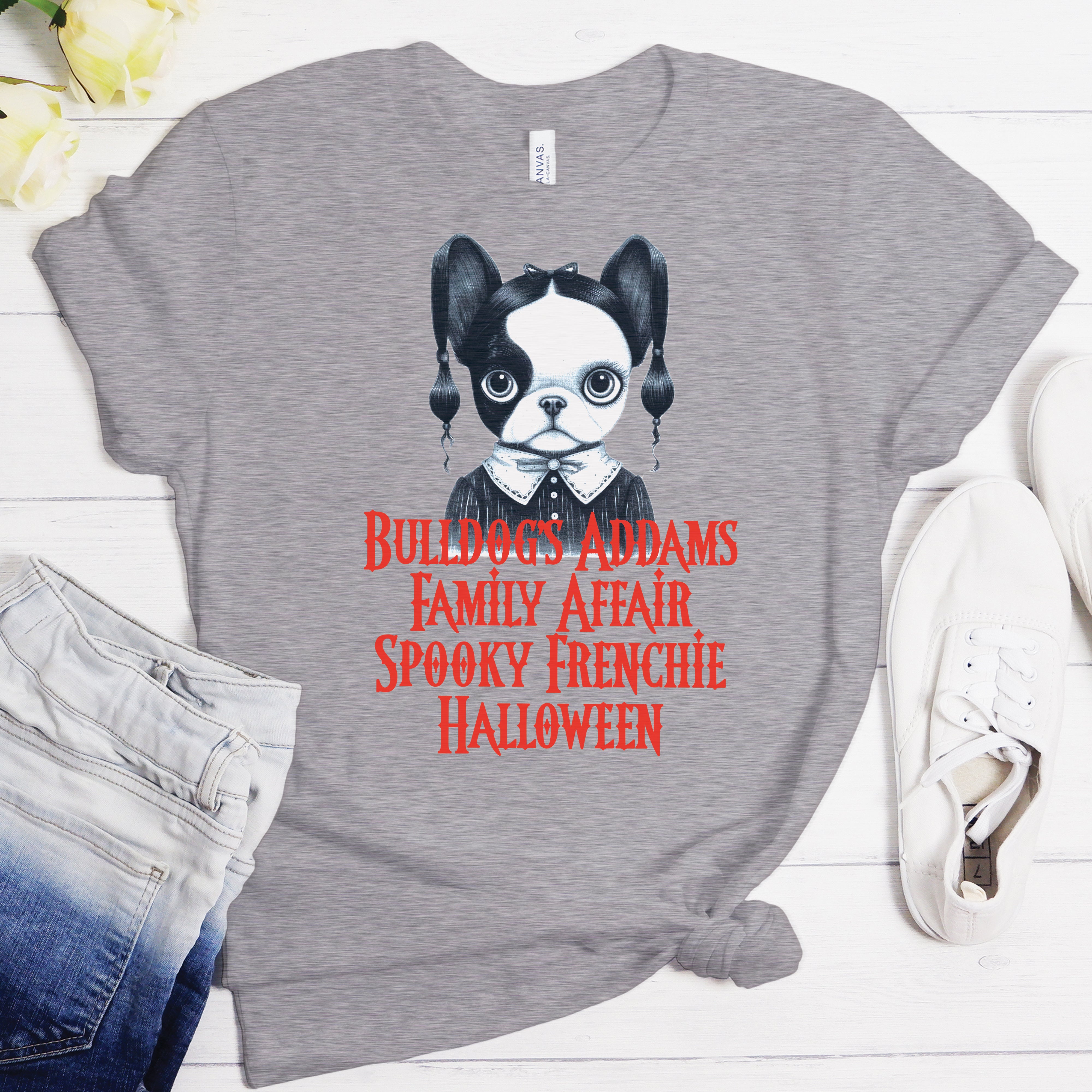 The French Bulldog Cotton T-Shirt for Frenchie Enthusiasts-fadou