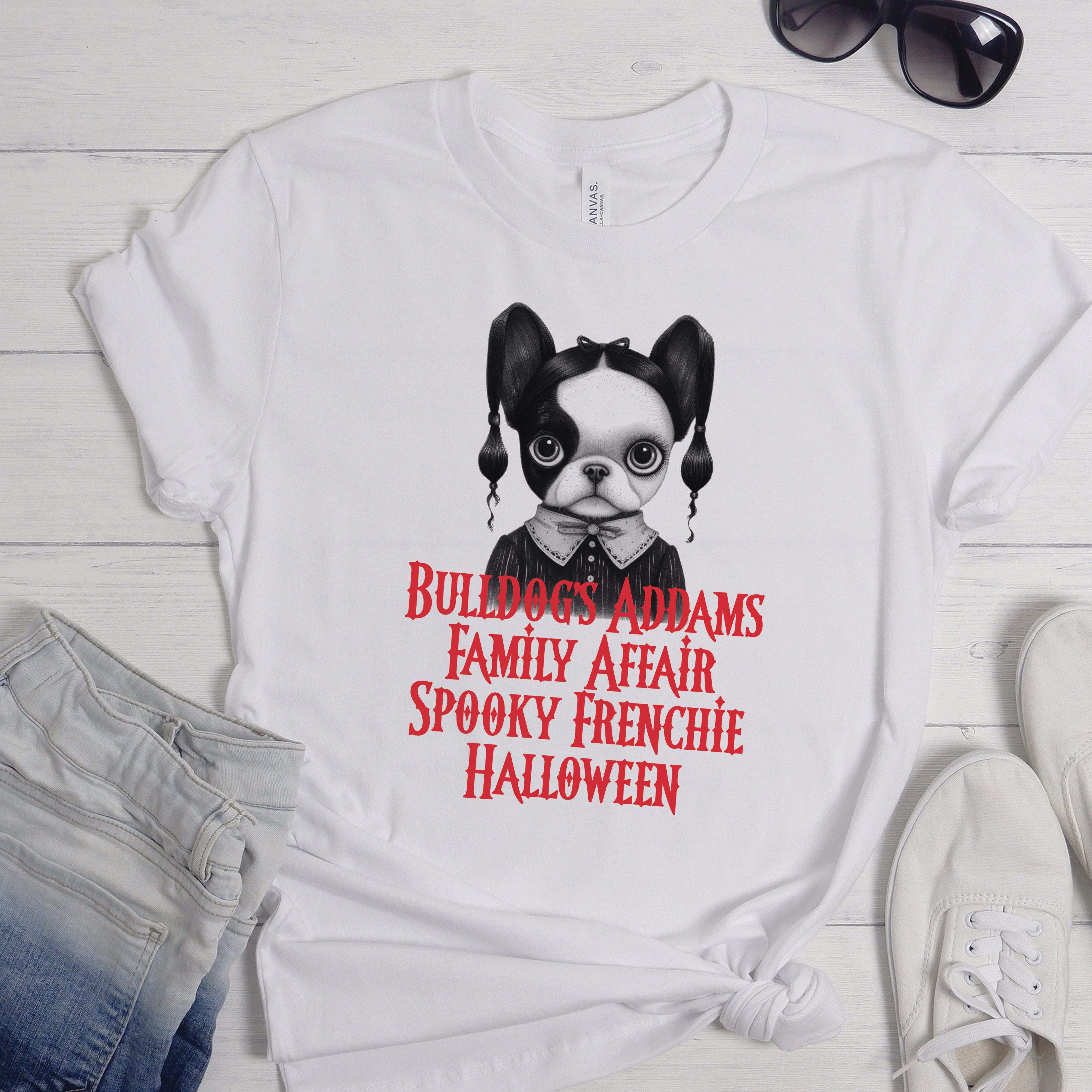 The French Bulldog Cotton T-Shirt for Frenchie Enthusiasts-fadou
