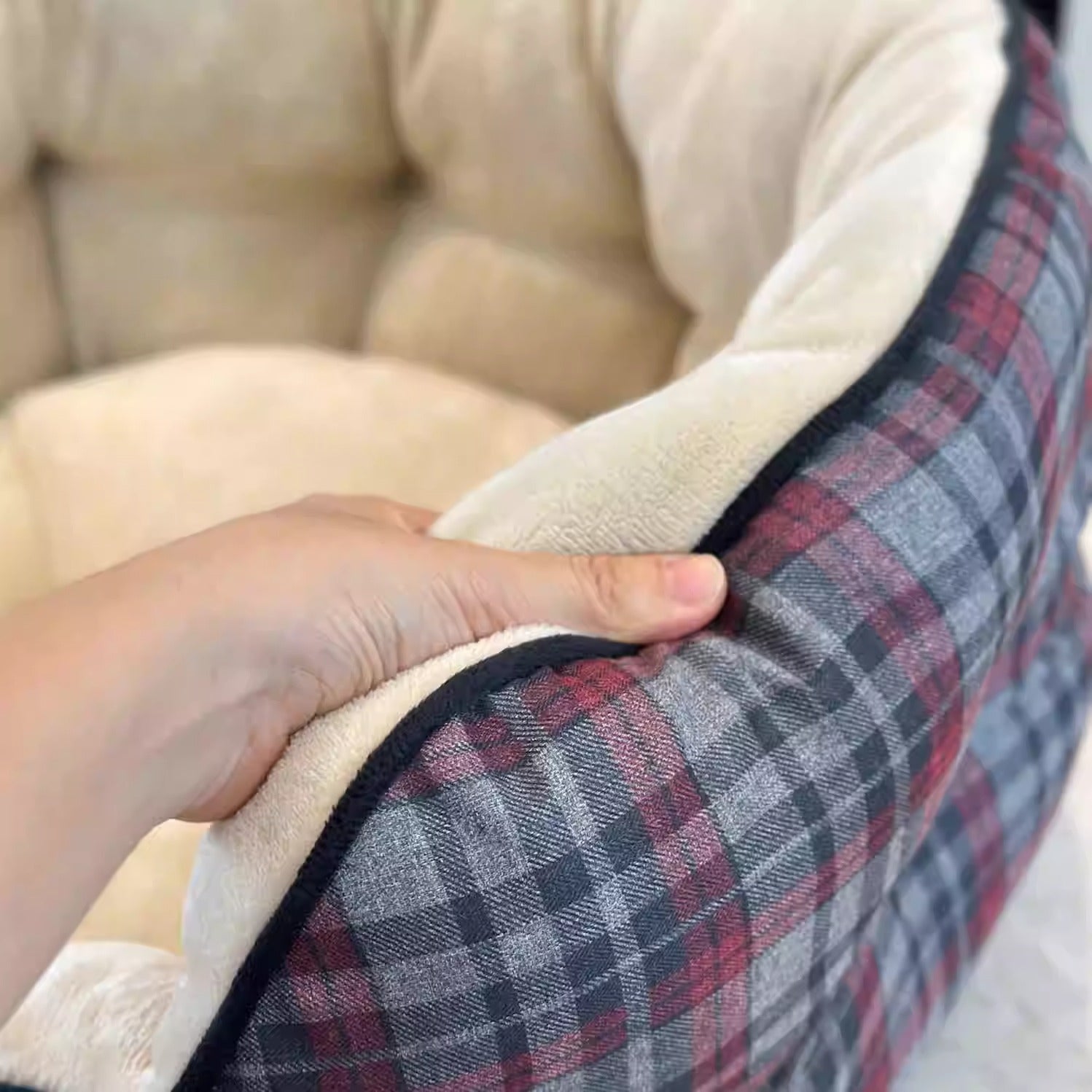 Thickened French Bulldog Sleep Nest for Flat-Face Breeds-fadou