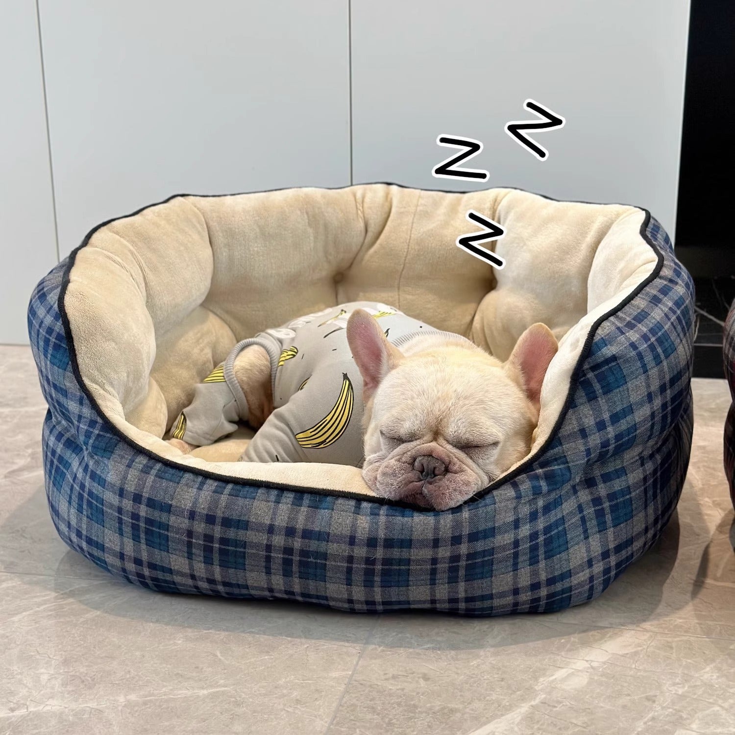 Thickened French Bulldog Sleep Nest for Flat-Face Breeds-fadou