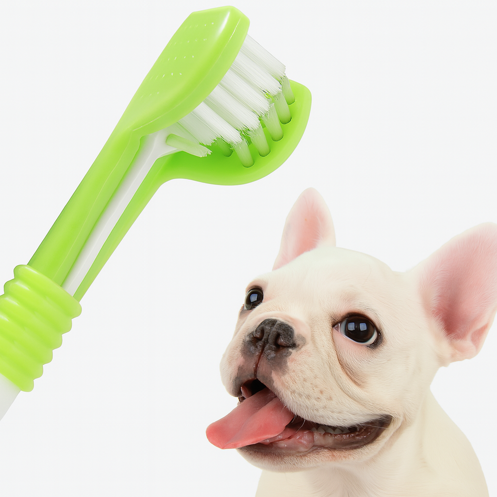 French Bulldog Soft Grooming Brush for Outdoor Adventures-fadou