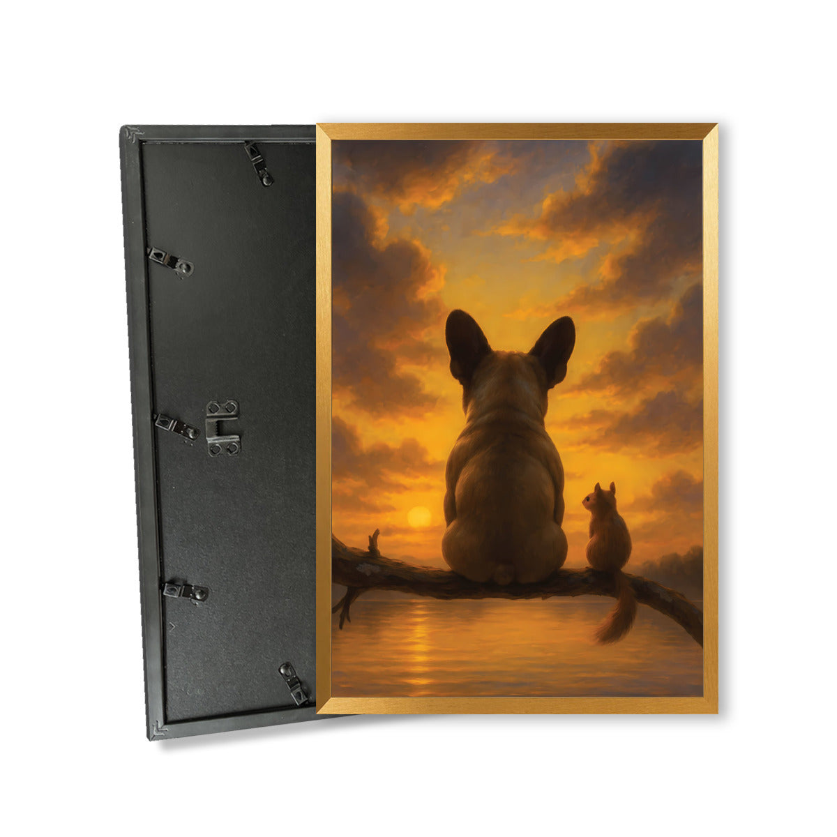 Chauncey French Bulldog Decorative Canvas for Frenchie Fans-fadou