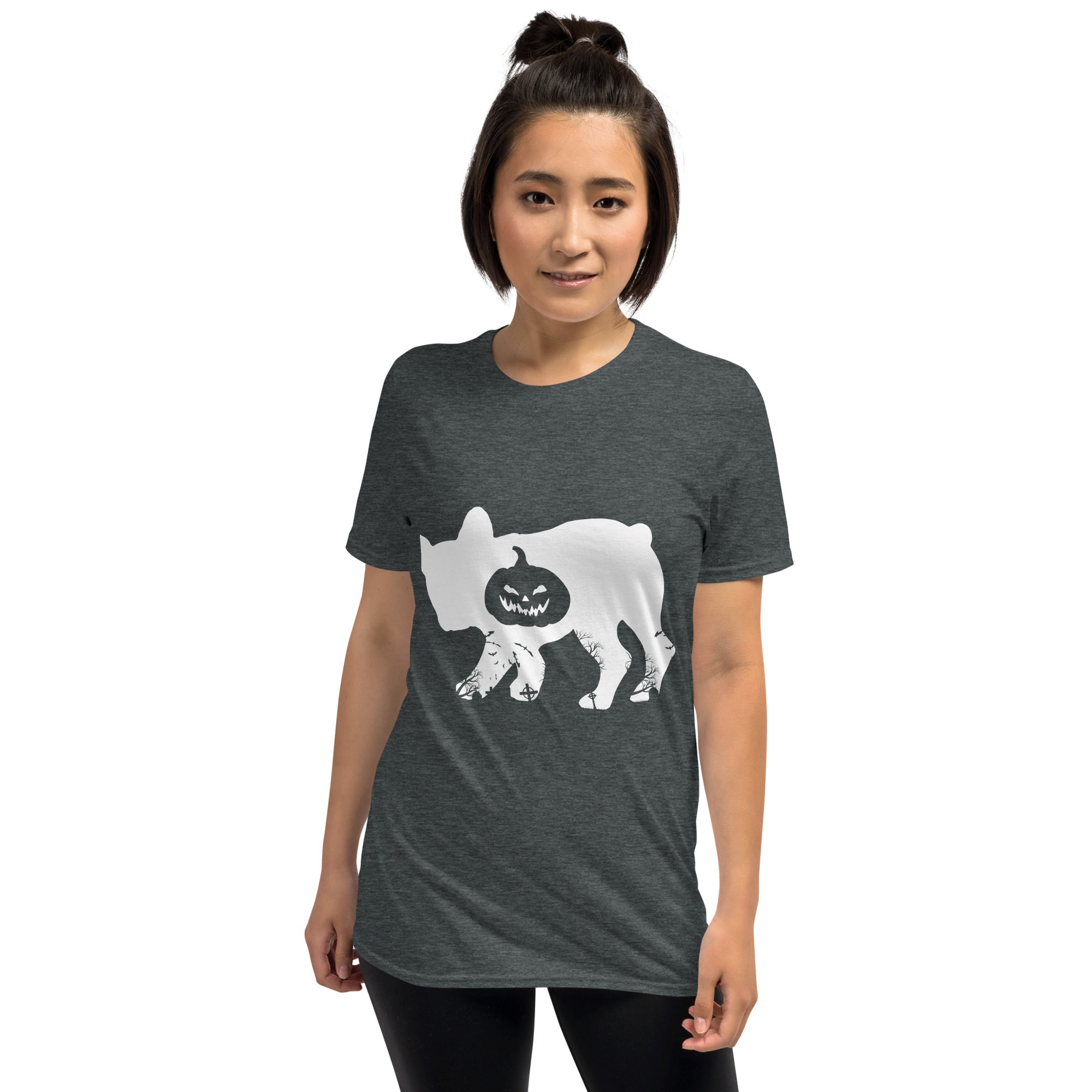 French Bulldog Halloween Dog Lover Tee for Everyday Wear-fadou