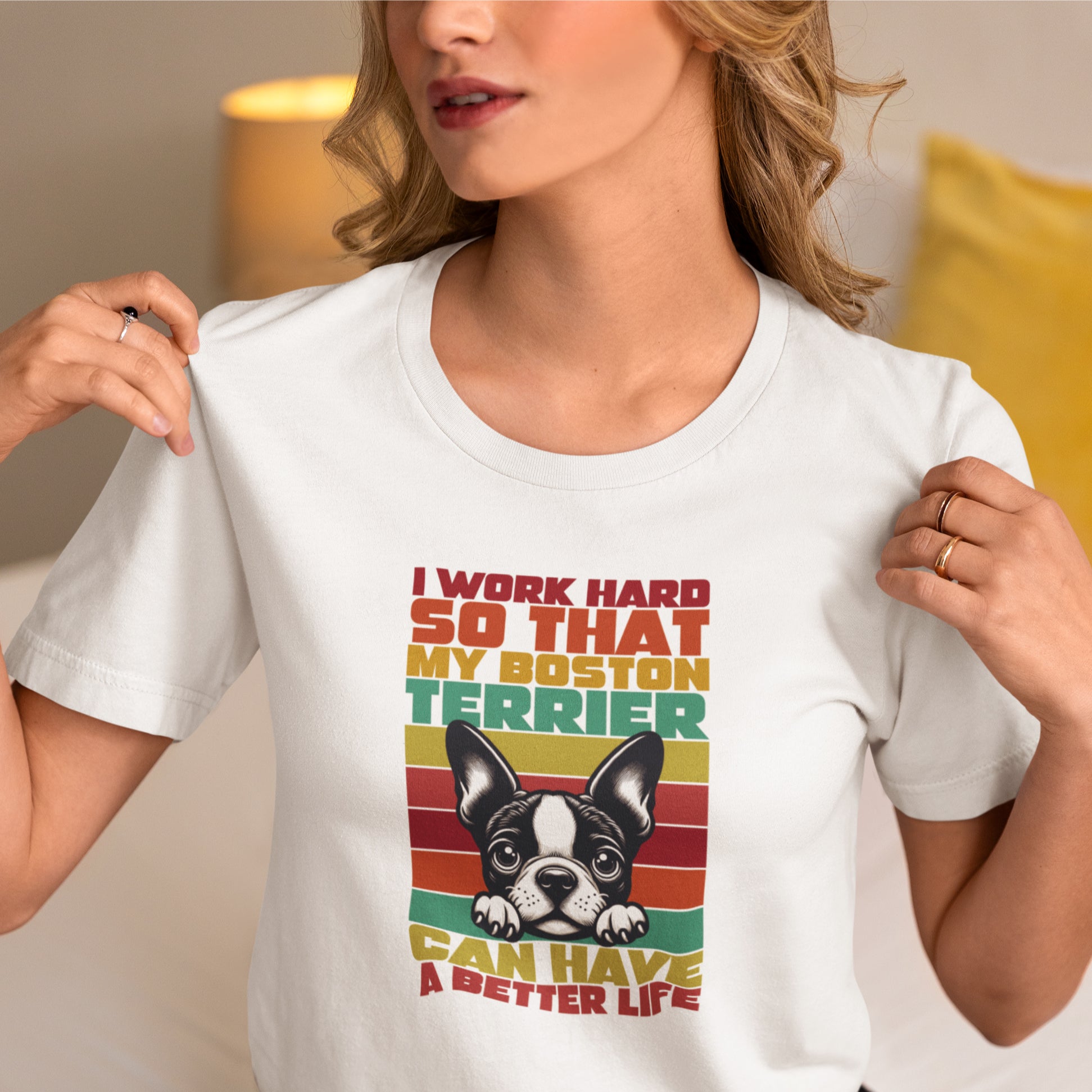 Tilly - Unisex Tshirts for Boston Terrier Lovers for Dog Lovers-fadou