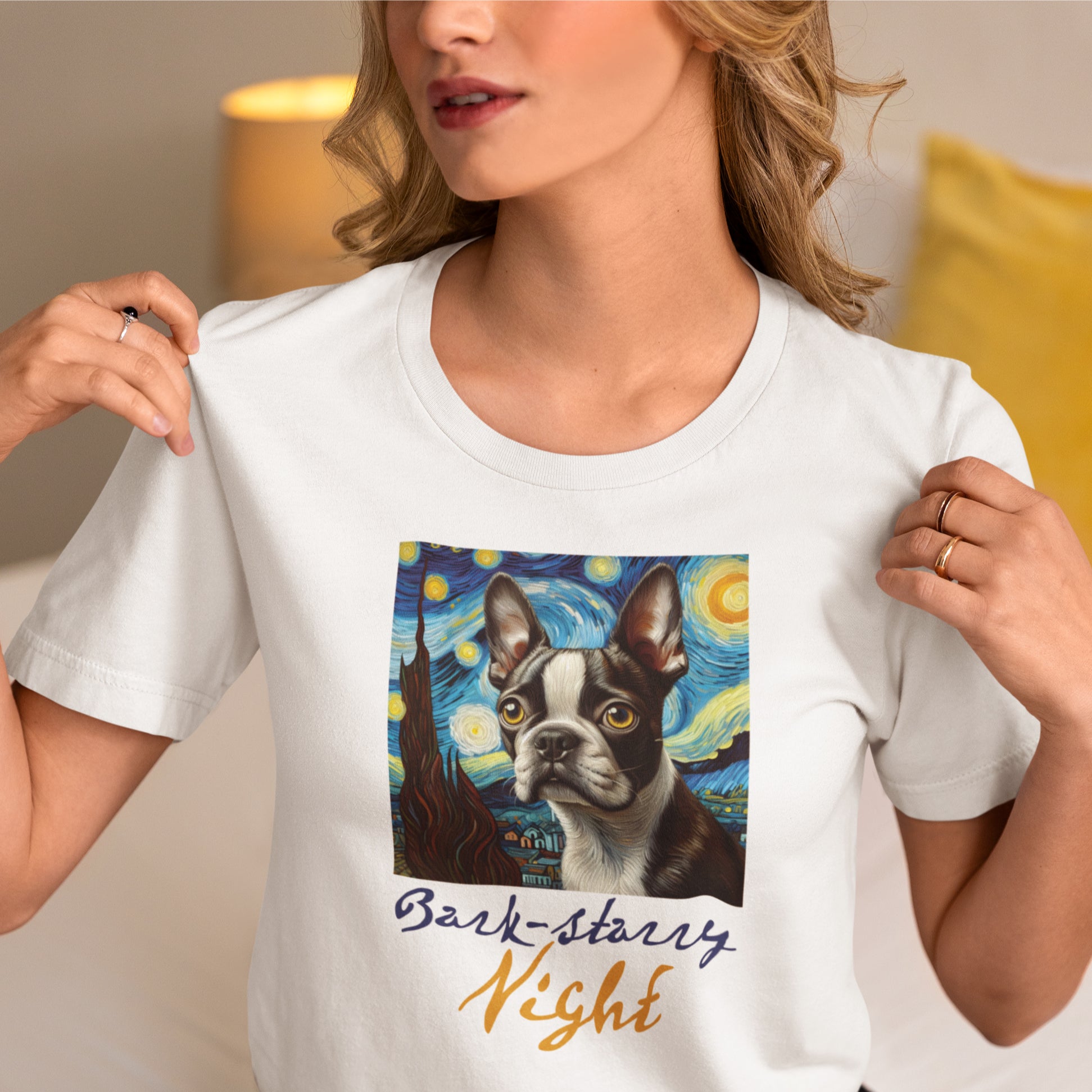 Lily - Unisex Tshirts for Boston Terrier Lovers for Pet Culture-fadou
