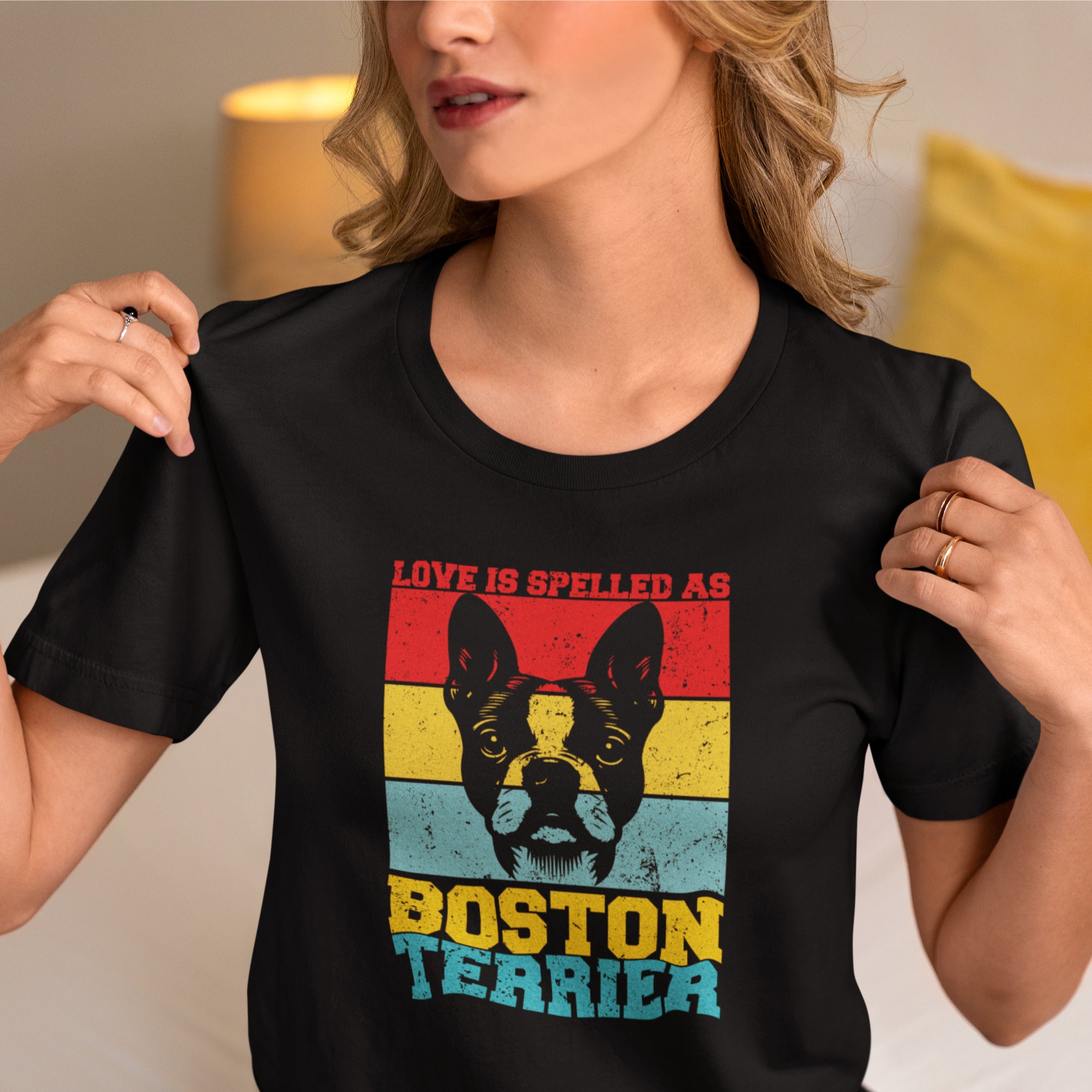 Ginger - Unisex Tshirts for Boston Terrier Lovers for Dog Moms & Dads-fadou