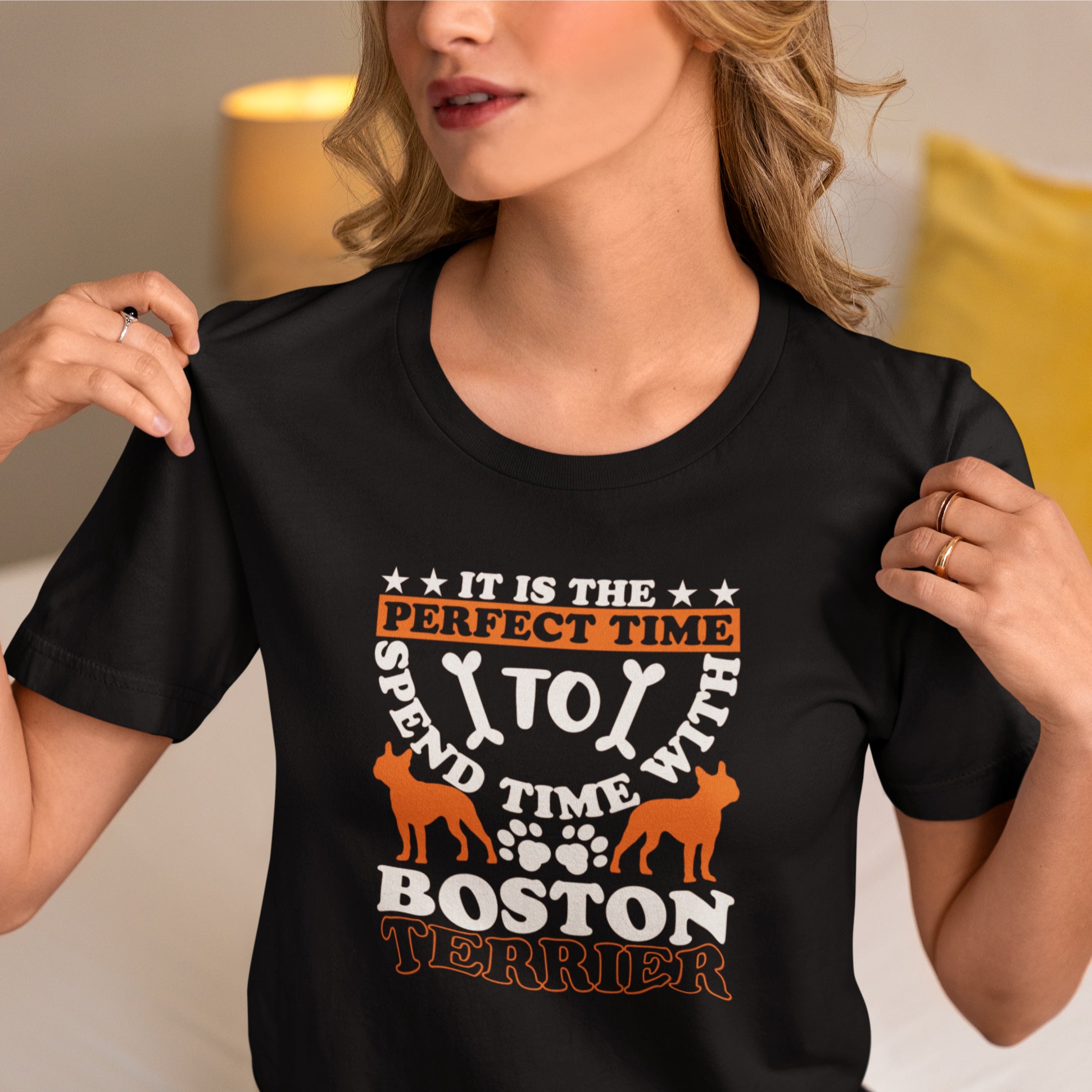 Sophie - Unisex Tshirts for Boston Terrier Lovers for Dog Moms & Dads-fadou