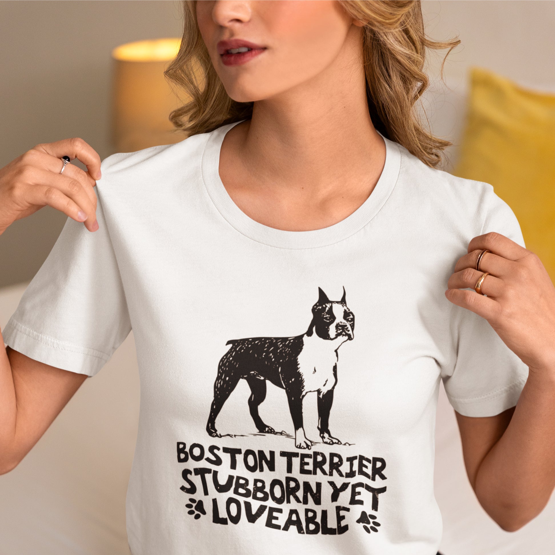 Duke - Unisex Tshirts for Boston Terrier Lovers for Dog Moms & Dads-fadou