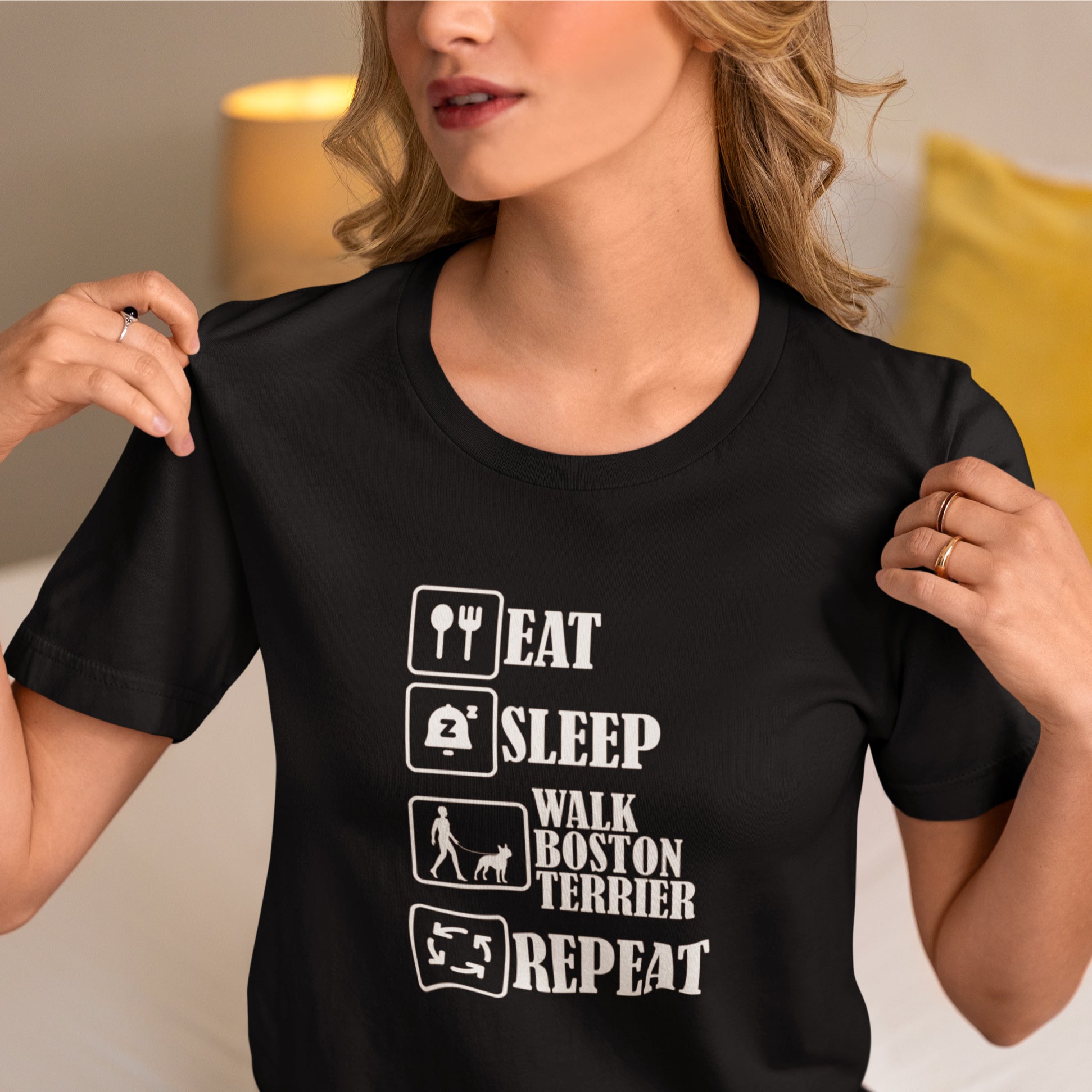 Gigi - Unisex Tshirts for Boston Terrier Lovers for Dog Moms & Dads-fadou