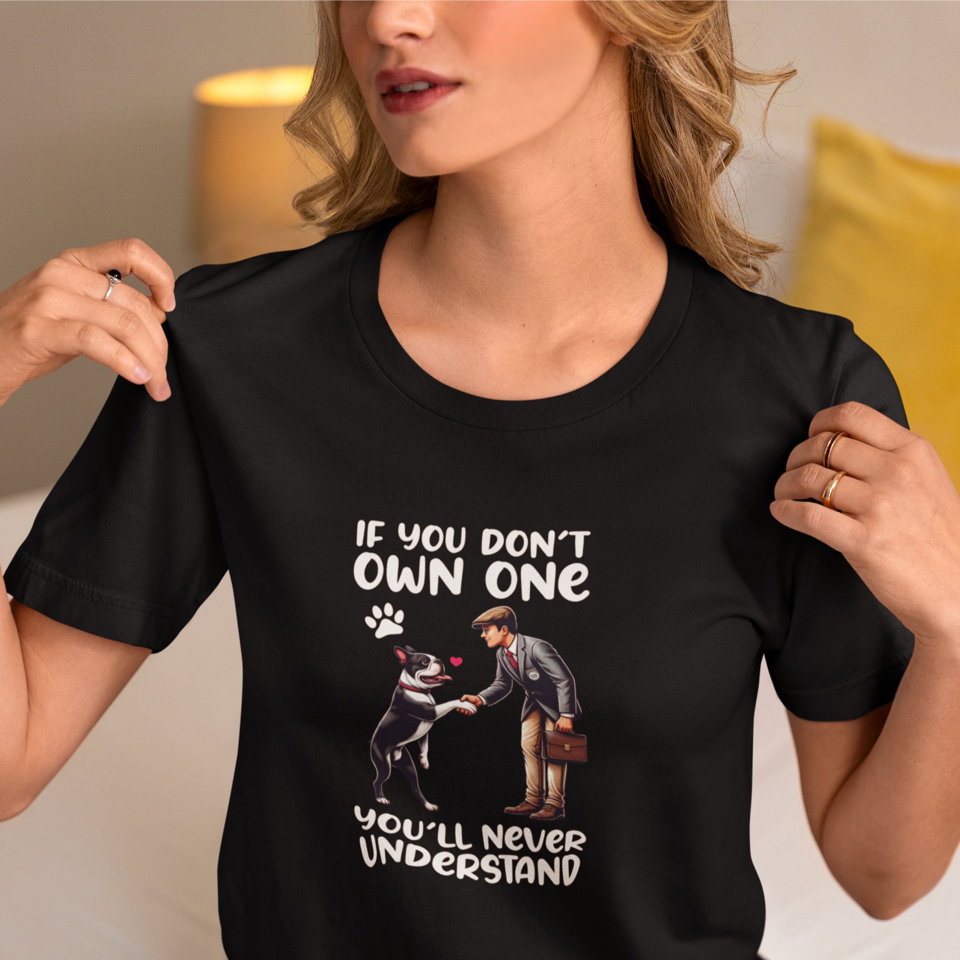 Molly - Unisex Tshirts for Boston Terrier Lovers for Pet Culture-fadou