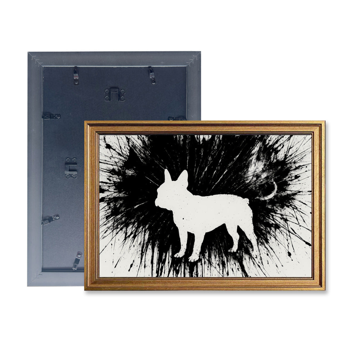 Thor French Bulldog Canvas Wall Art for Frenchie Enthusiasts-fadou