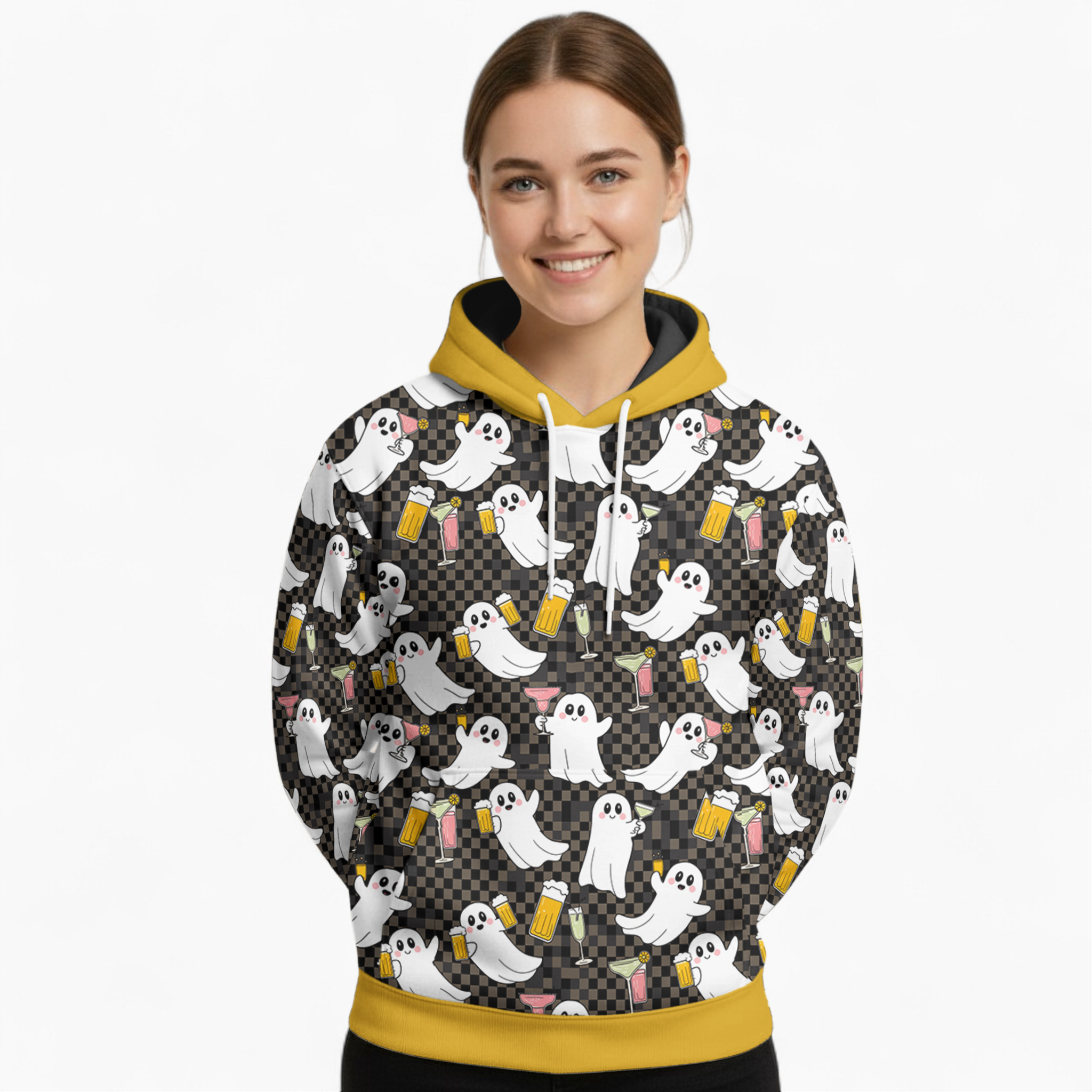 Ghost French Bulldog Pet Parent Pullover for Pet Parents-fadou