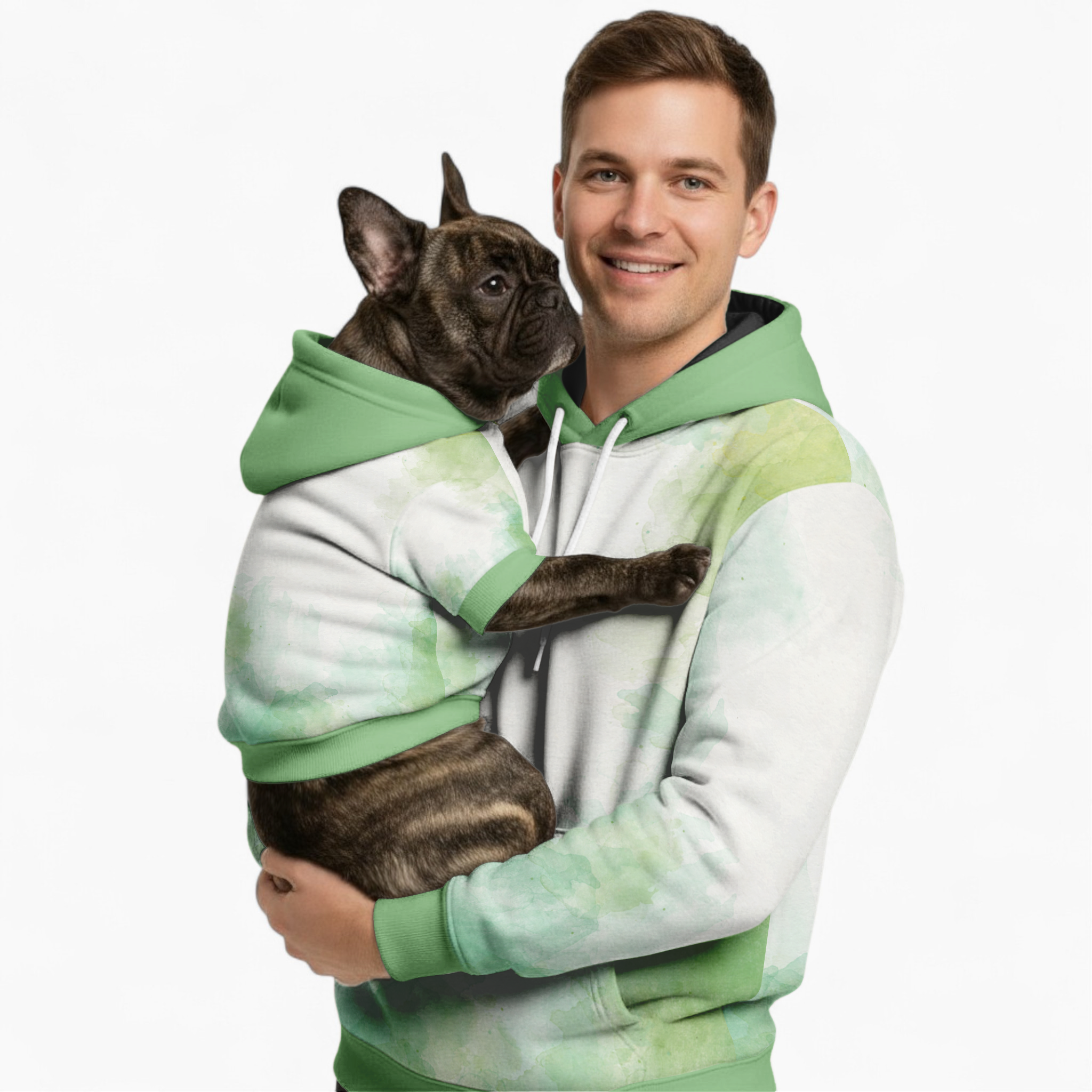 Rosa French Bulldog Pet Parent Pullover for Pet Parents-fadou