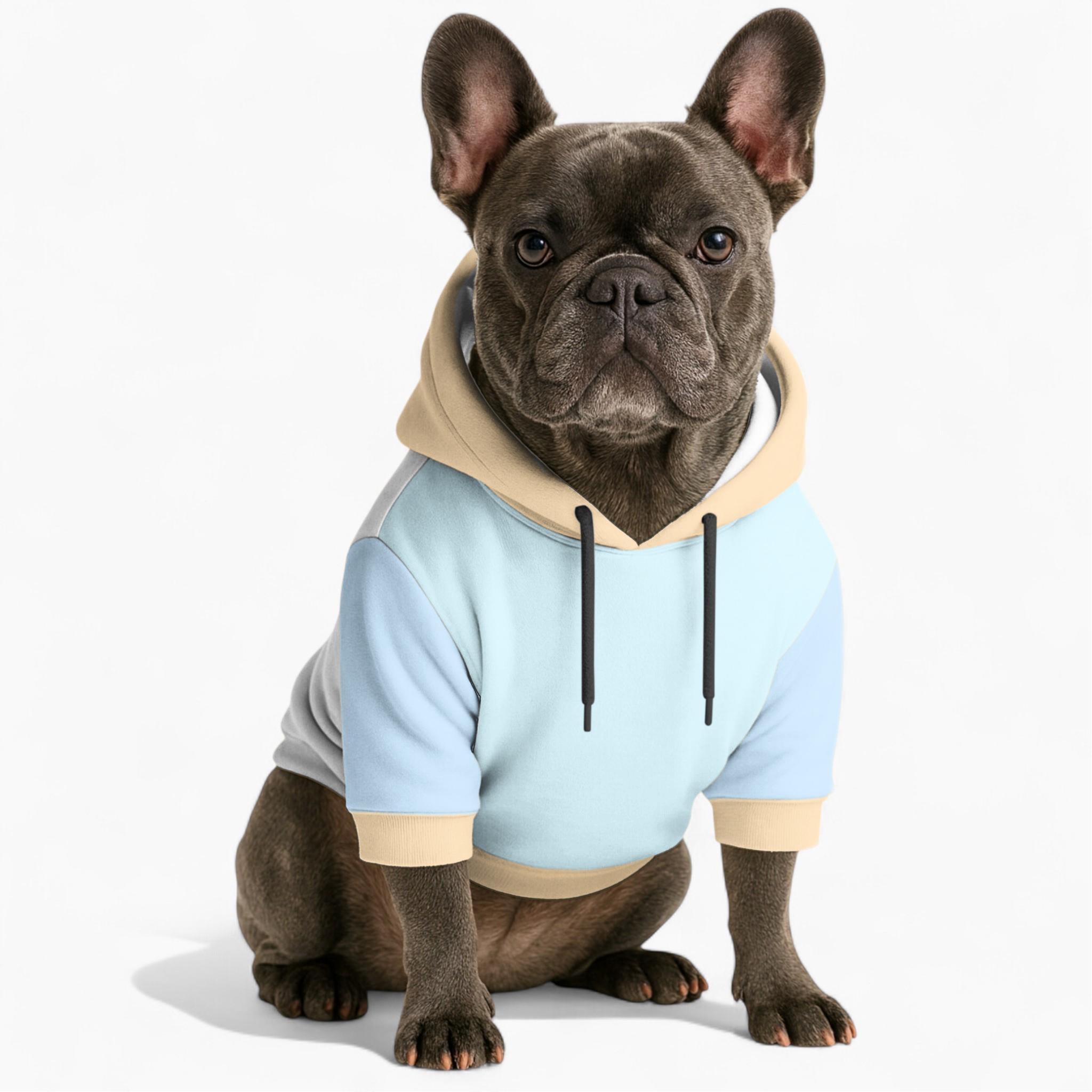 Winston French Bulldog Fleece Hoodie for Training Sessions-fadou