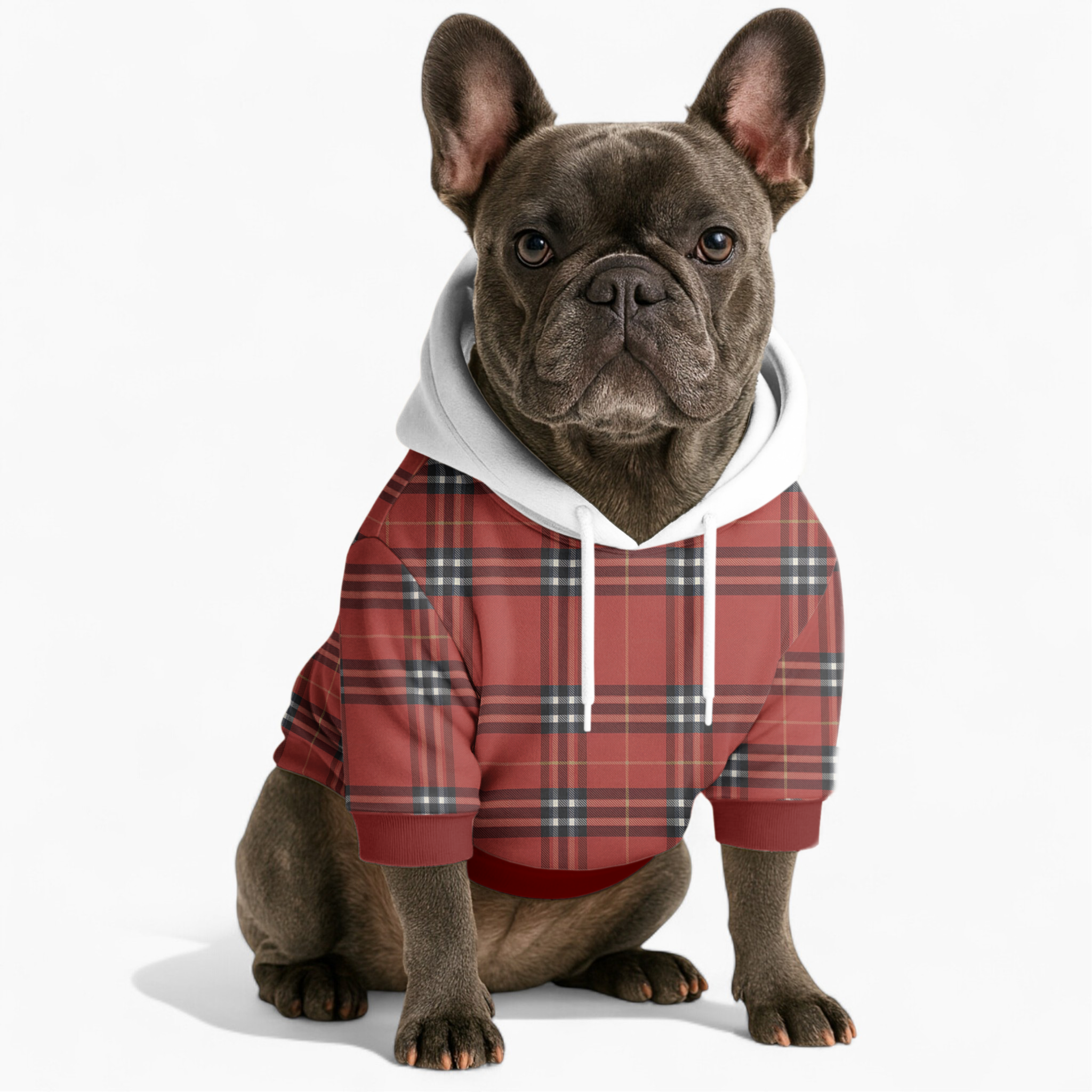 French Bulldog Christmas Dog Mom Hoodie for Dog Moms & Dads-fadou