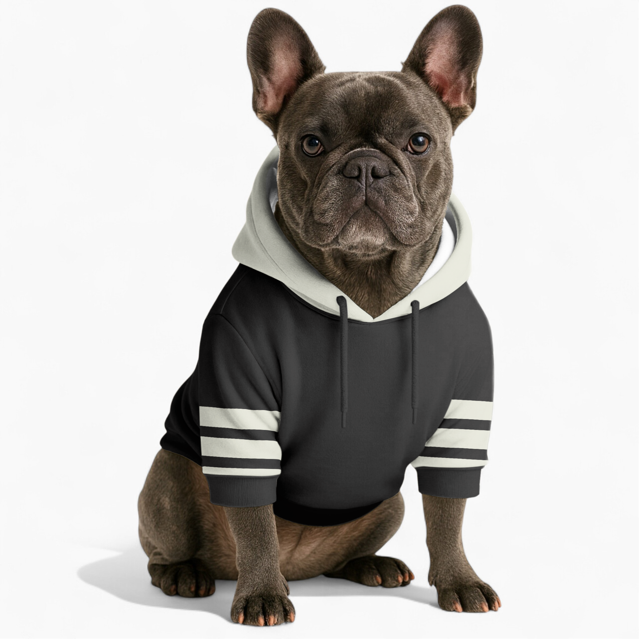King French Bulldog Cozy Hoodie for Brachycephalic Dogs-fadou