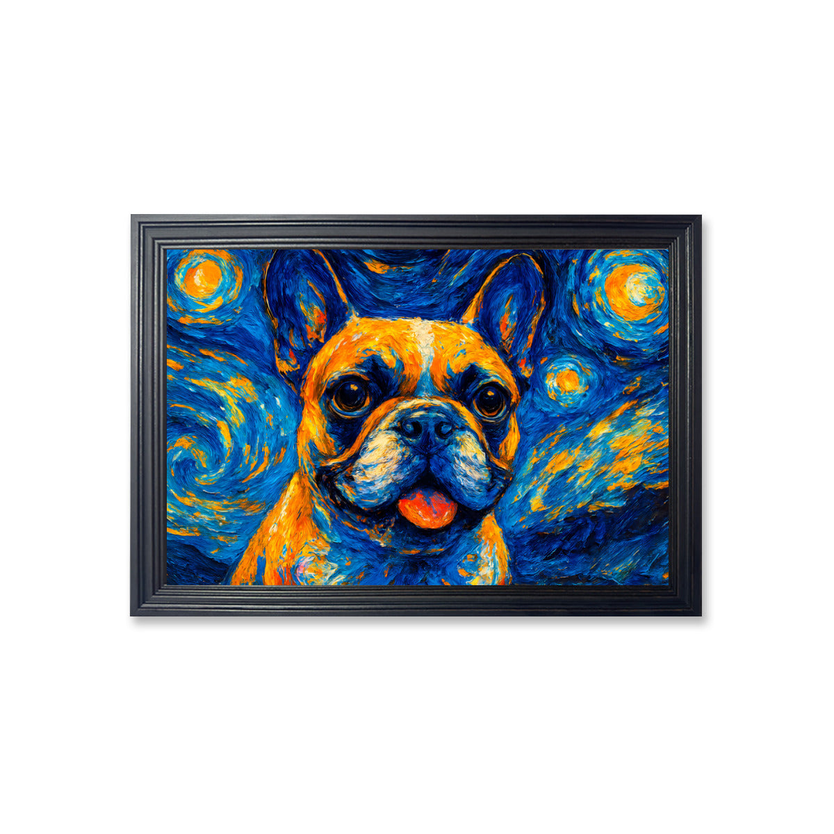 Otis French Bulldog Wall Print for Frenchie Enthusiasts-fadou