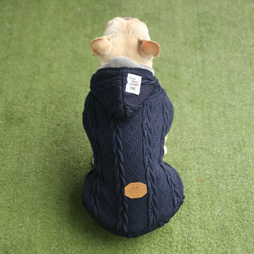 French Bulldog Warm Knitwear for Brachycephalic Dogs Gifts-fadou