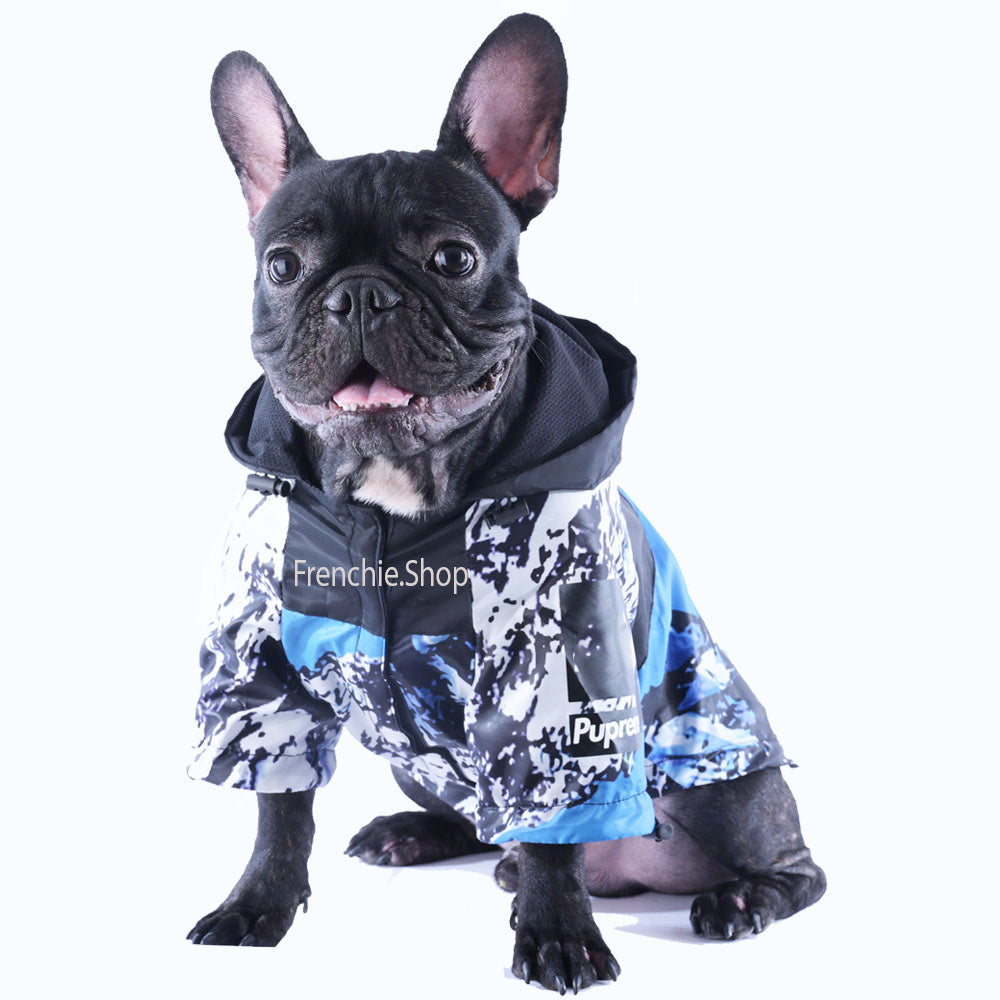 BlueHarmony French Bulldog Rain Gear for Flat-Face Breeds-fadou
