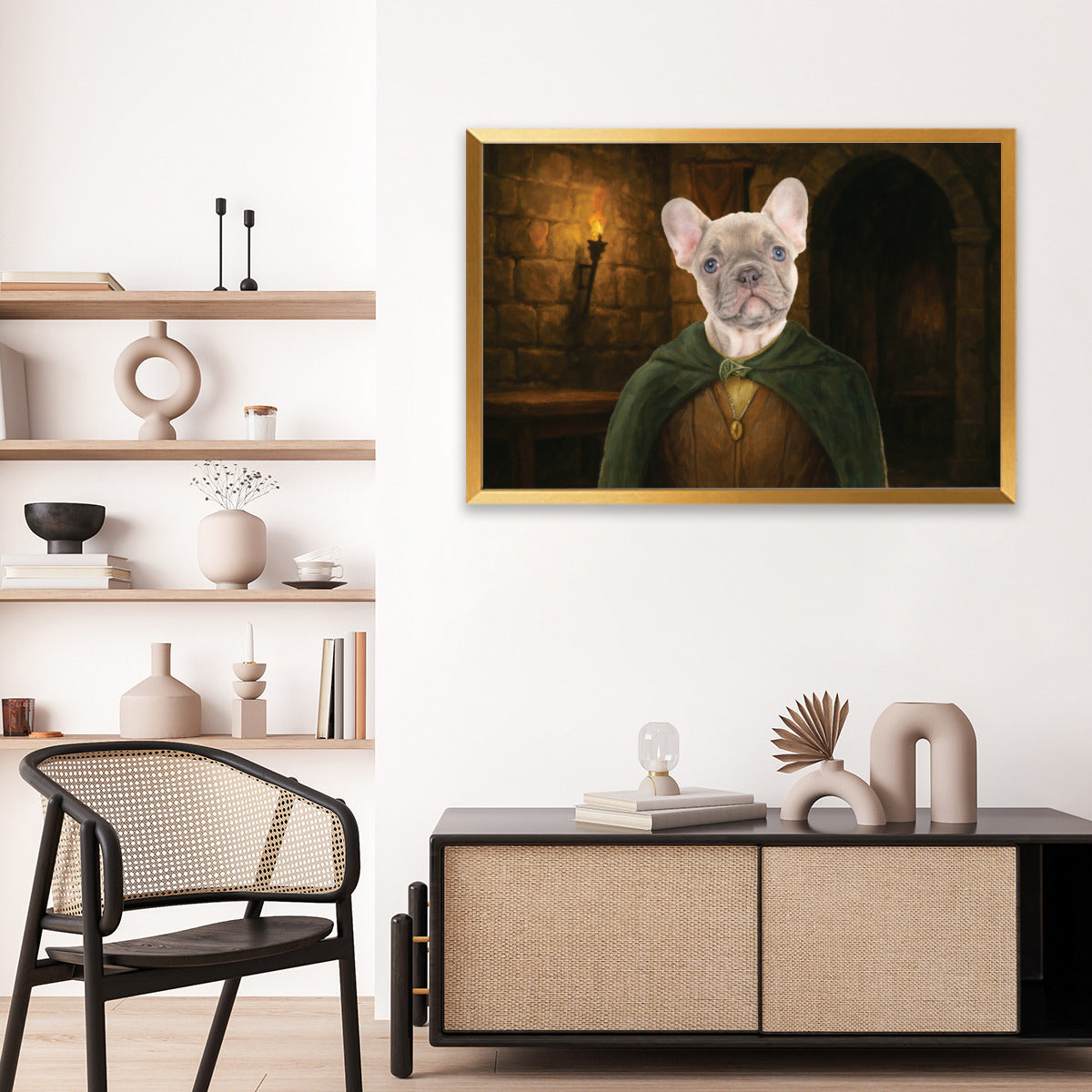French Bulldog Personalized Framed Poster for Pet Culture-fadou
