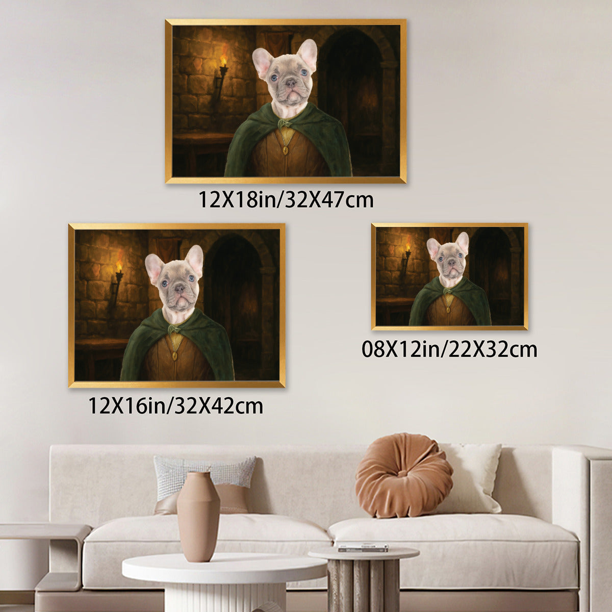 French Bulldog Personalized Framed Poster for Pet Culture-fadou