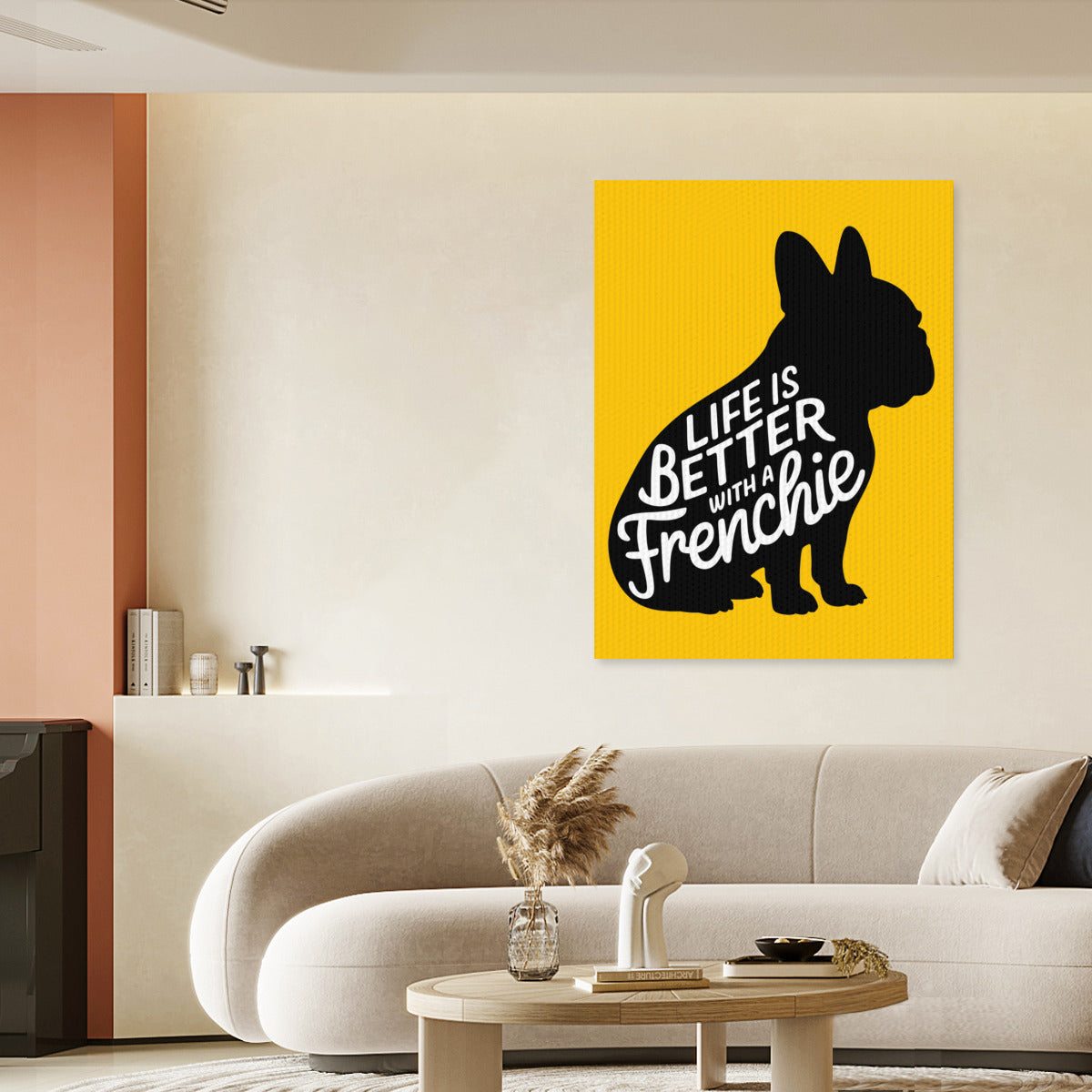 French Bulldog Adorable Decorative Canvas for Pet Parents-fadou