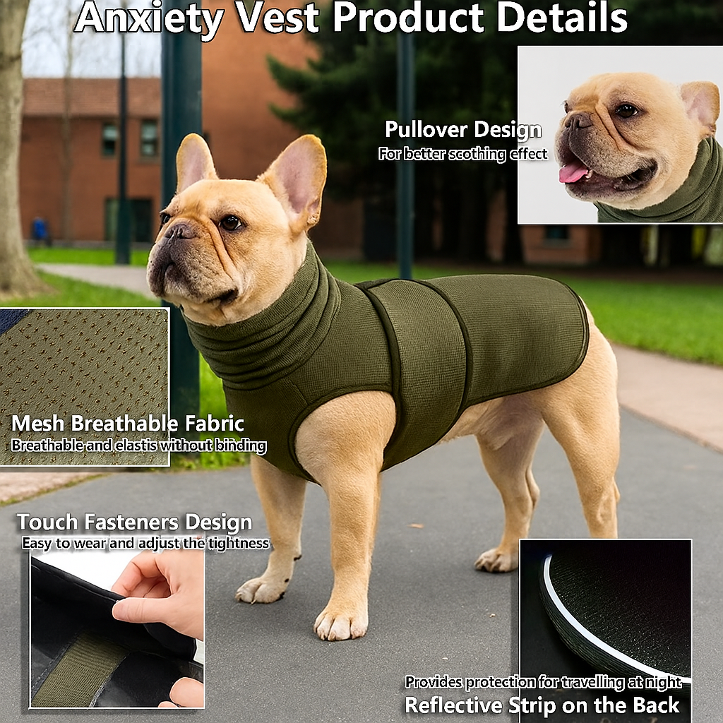 French Bulldog Hooded Winter Jacket for Short-Nosed Dogs-fadou