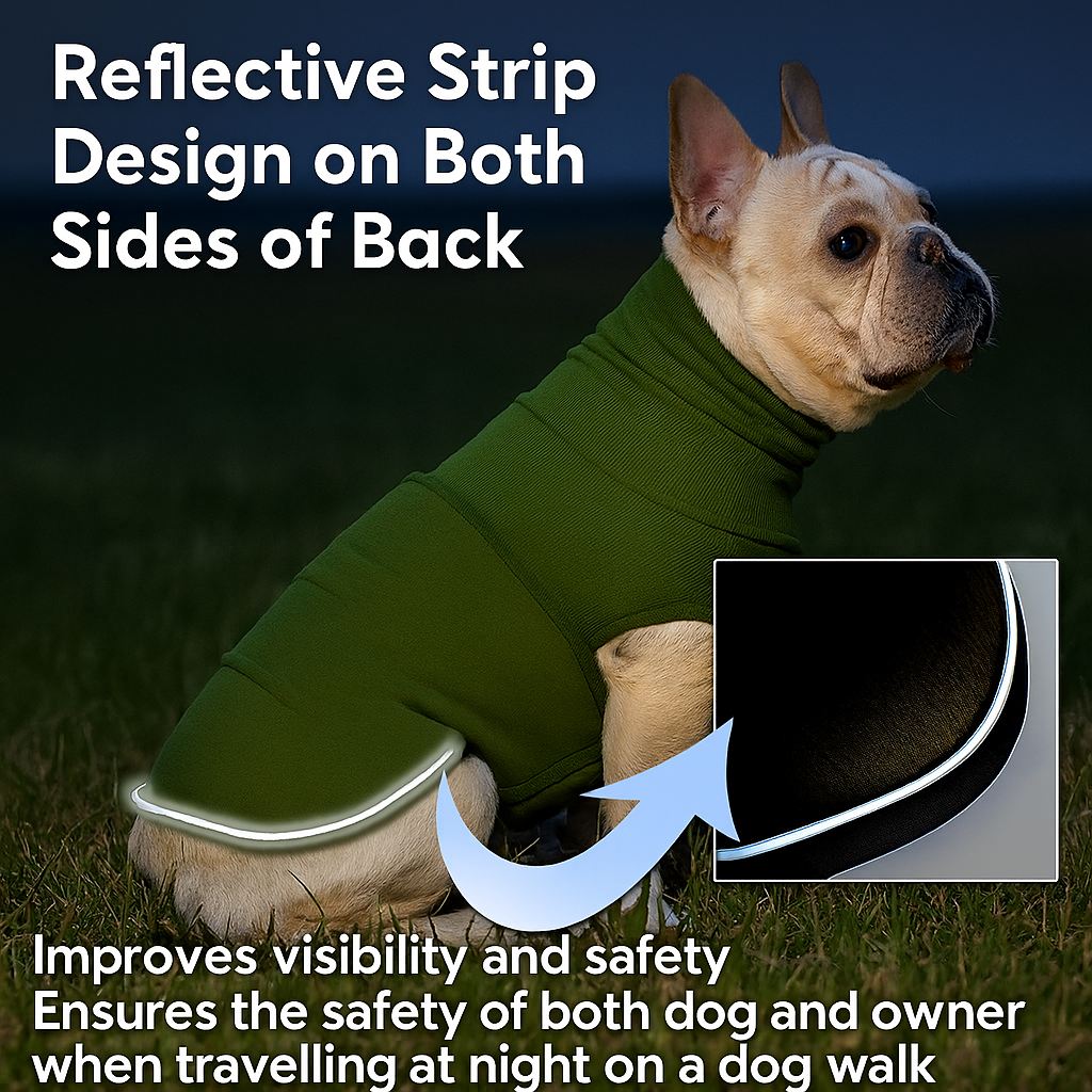 French Bulldog Hooded Winter Jacket for Short-Nosed Dogs-fadou
