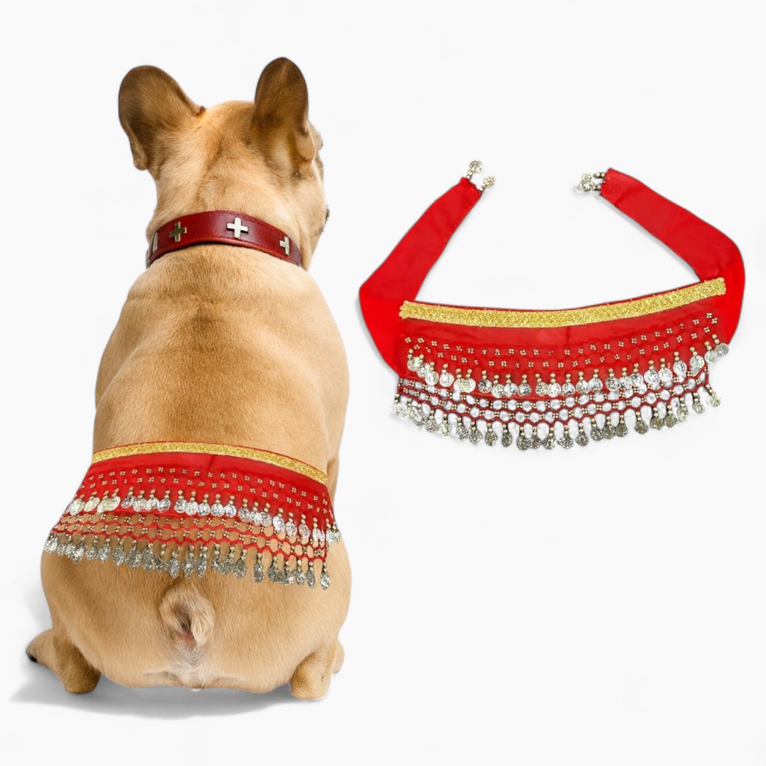 Zestara French Bulldog Party Outfit for French Bulldogs-fadou