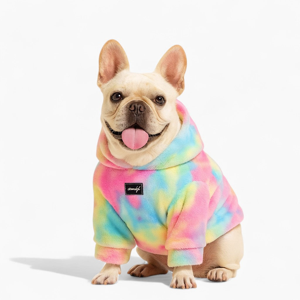 French Bulldog Plush Cotton Sweatshirt for Frenchie Enthusiasts-fadou